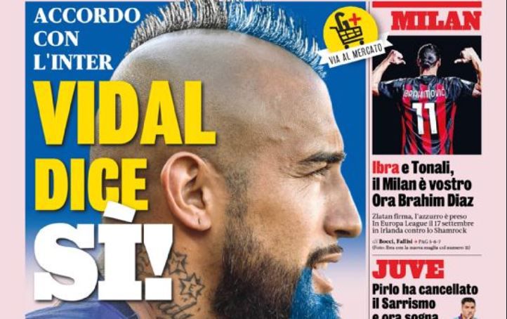 Arturo Vidal, Gazzetta Dello Sport