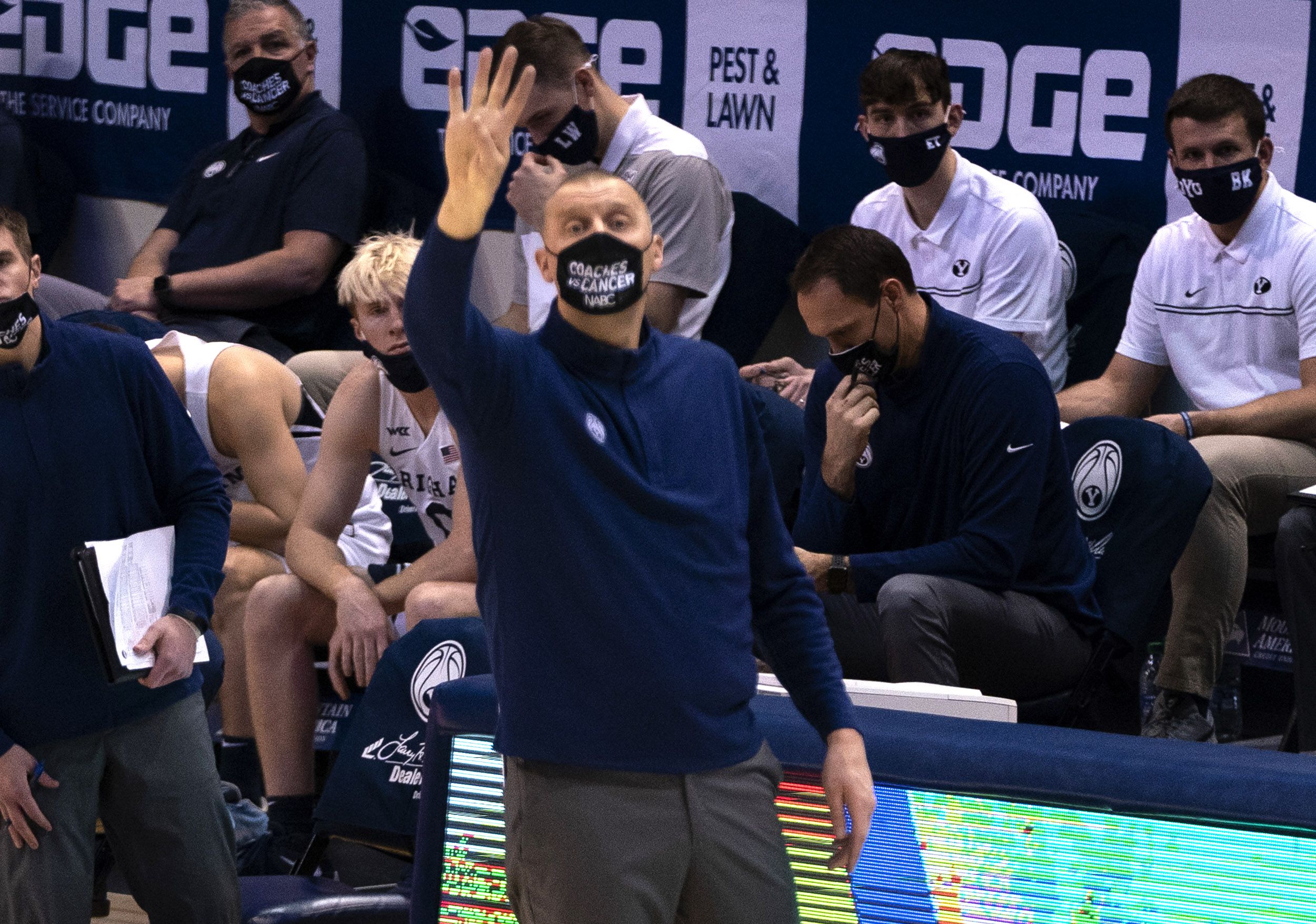 The BYU-Saint Mary's men's basketball game, scheduled for Feb. 11