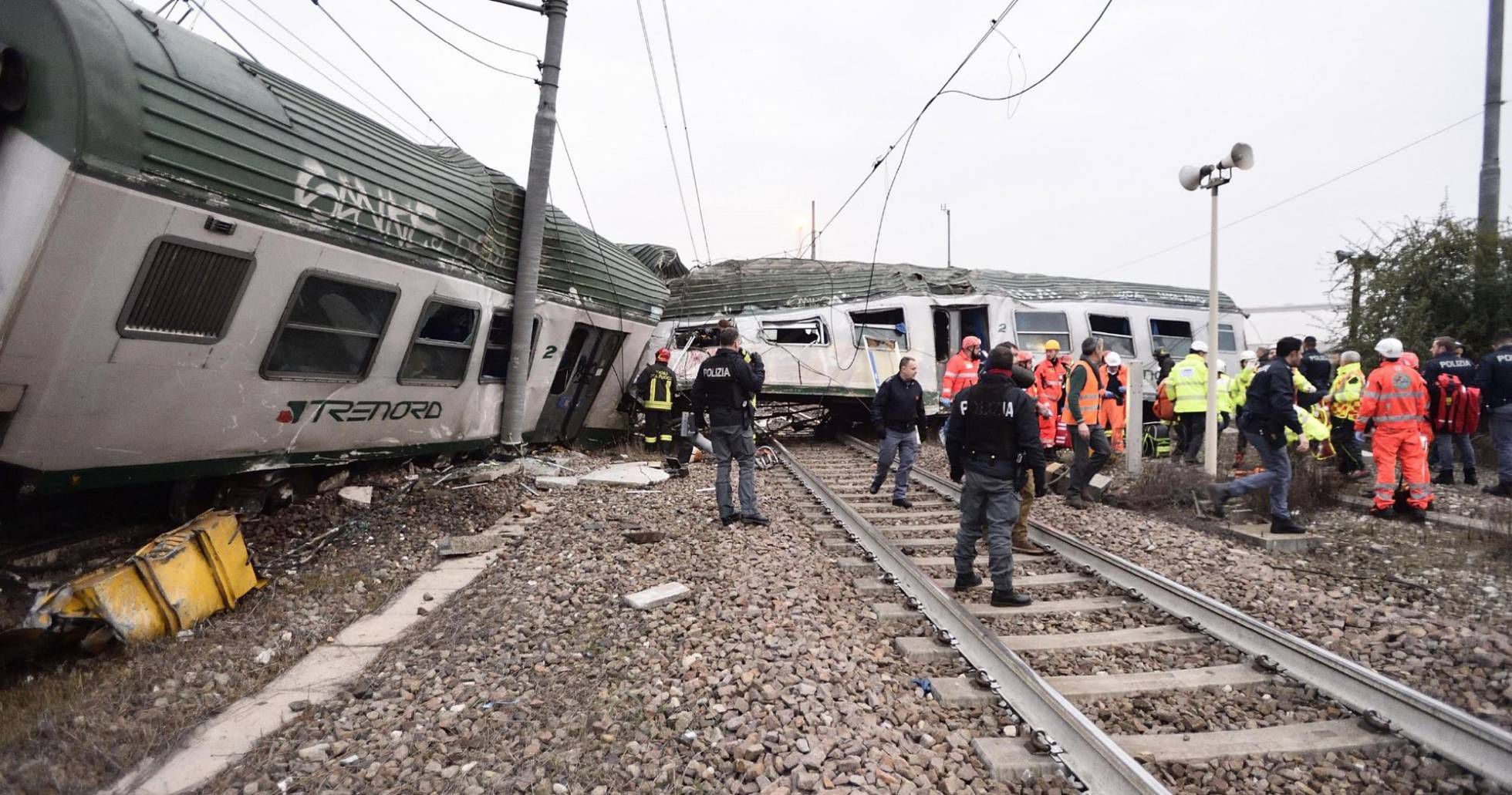 Tren desacrrilado efe