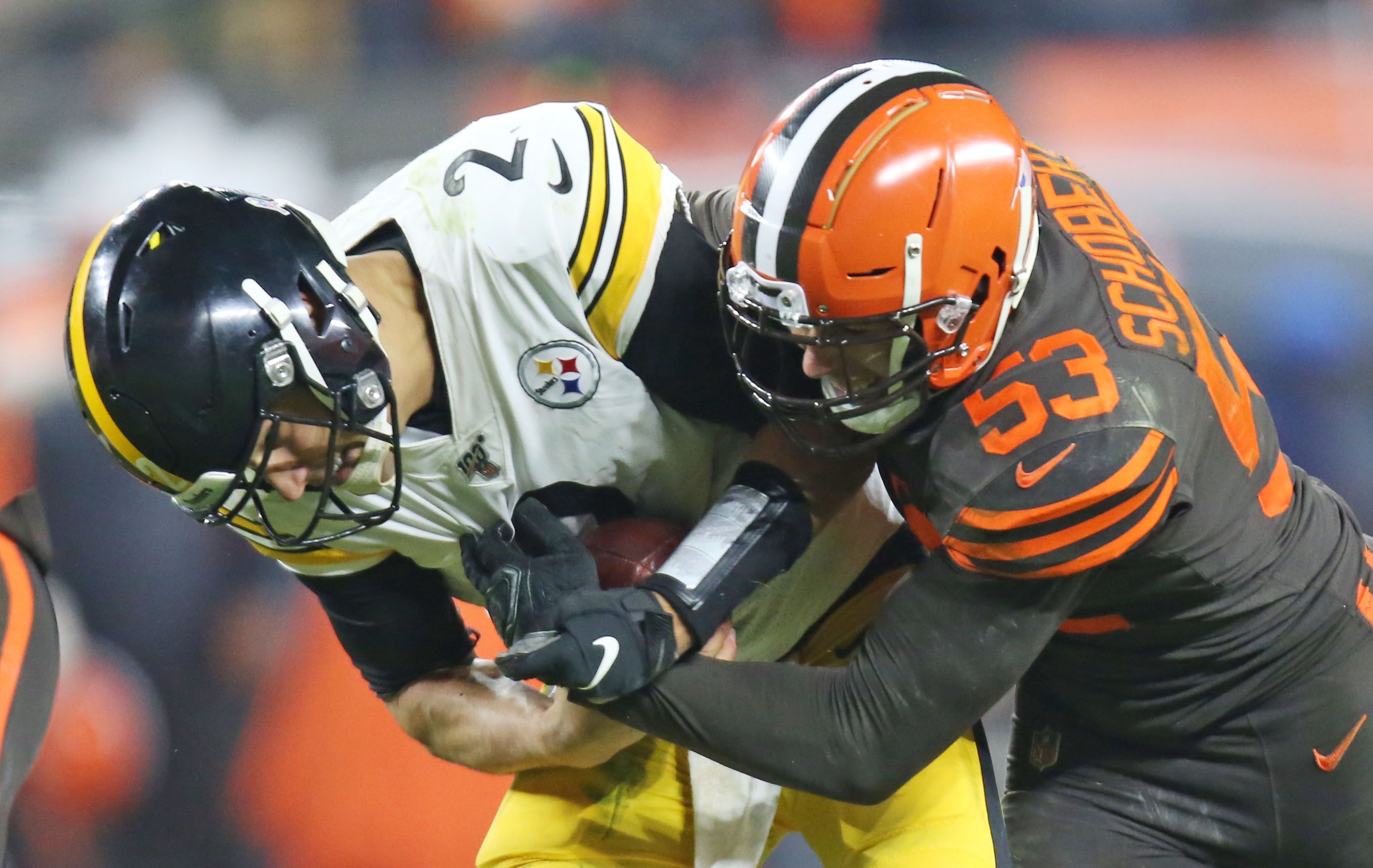 Joe Schobert: 'no bad feelings' toward Cleveland or the Browns