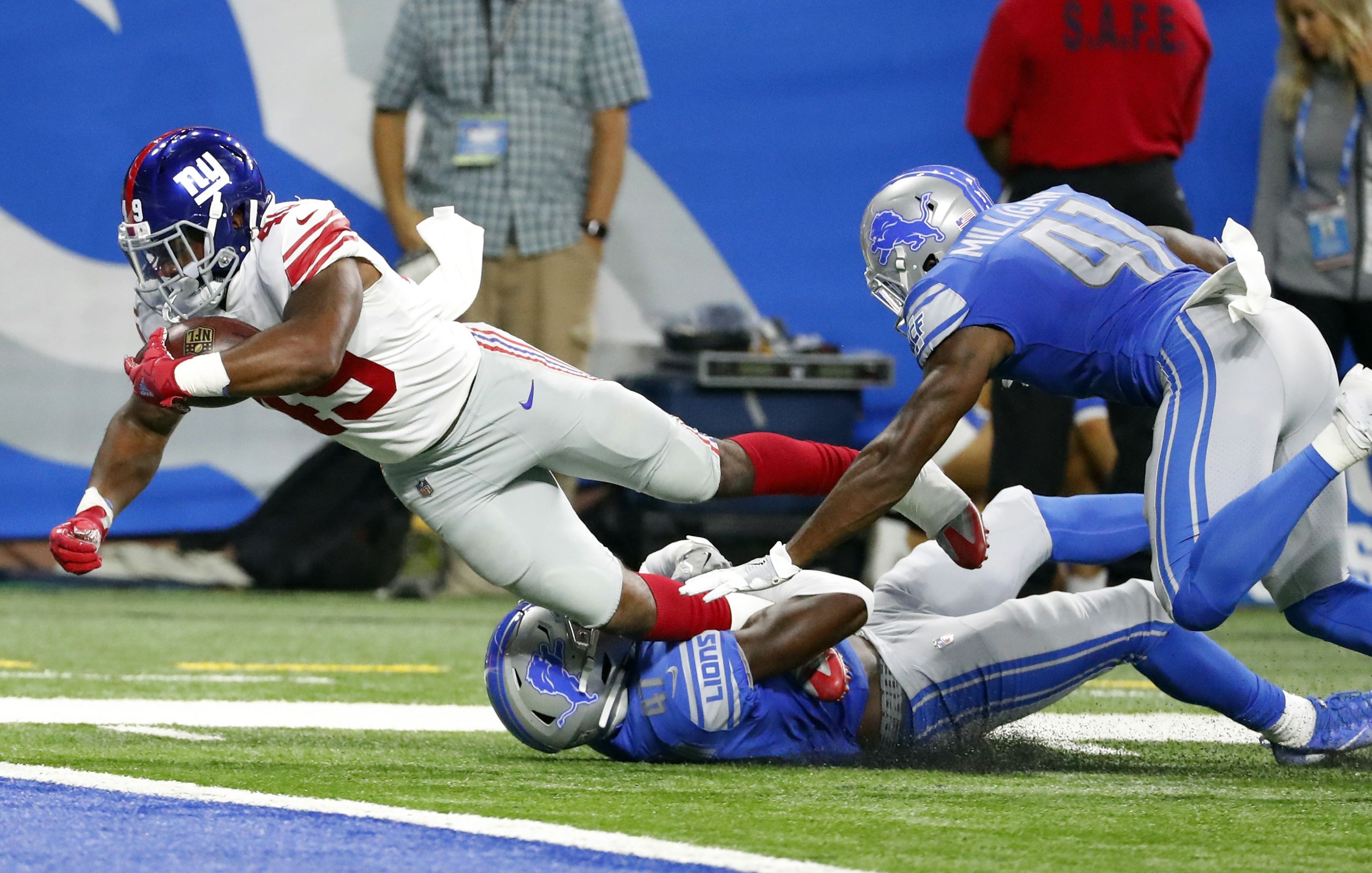 New York Giants vs Detroit Lions: times, how to watch on TV