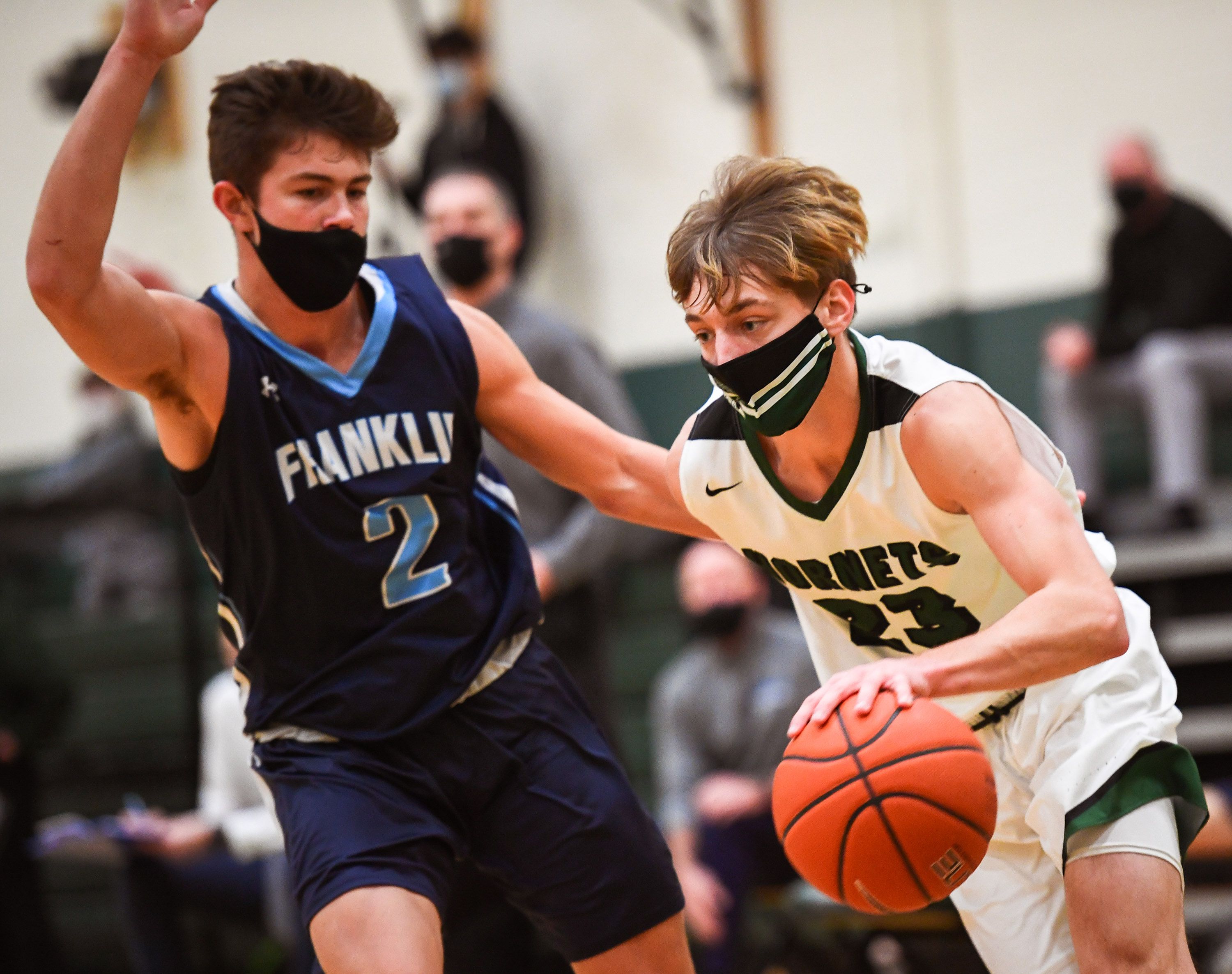 Mansfield boys basketball puts the sting on rival Franklin with