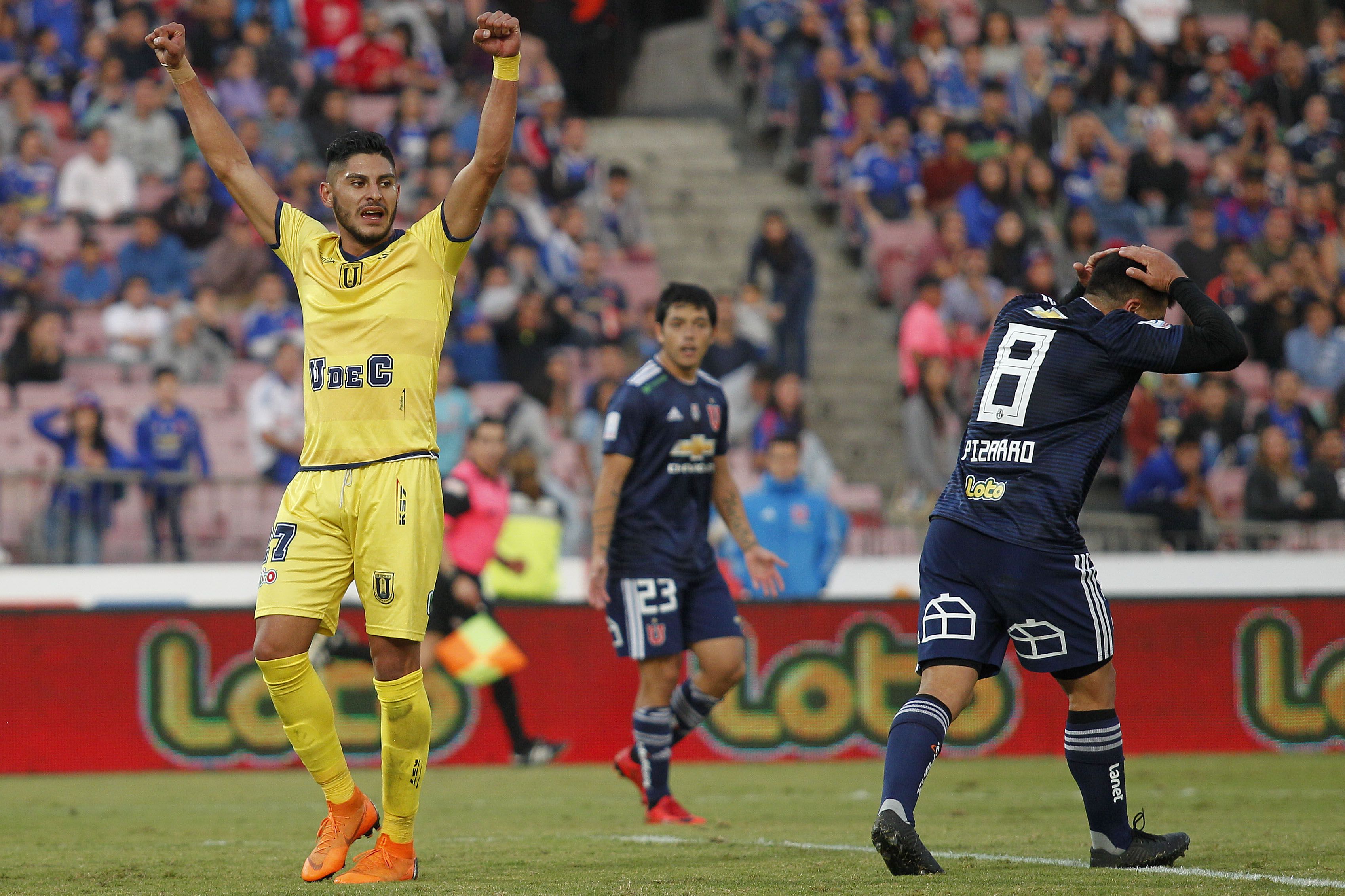 Universidad de Chile vs Universidad de Concepcion, campeonato 2018