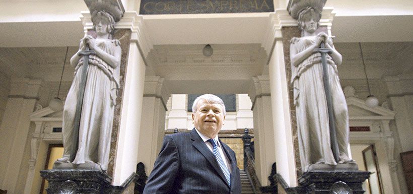 Hugo Dolmestch,  Presidente de la Corte Suprema