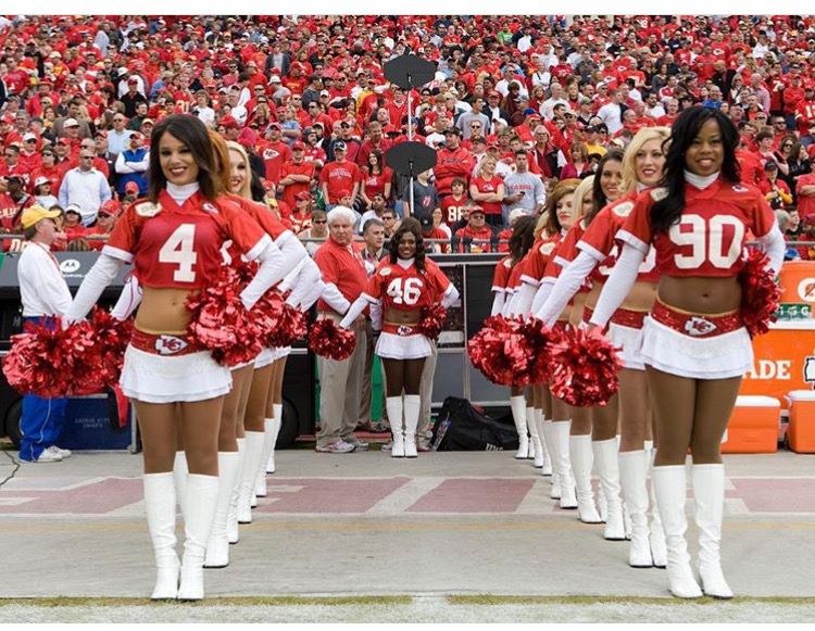 Kansas City Chiefs Cheerleaders and their boots