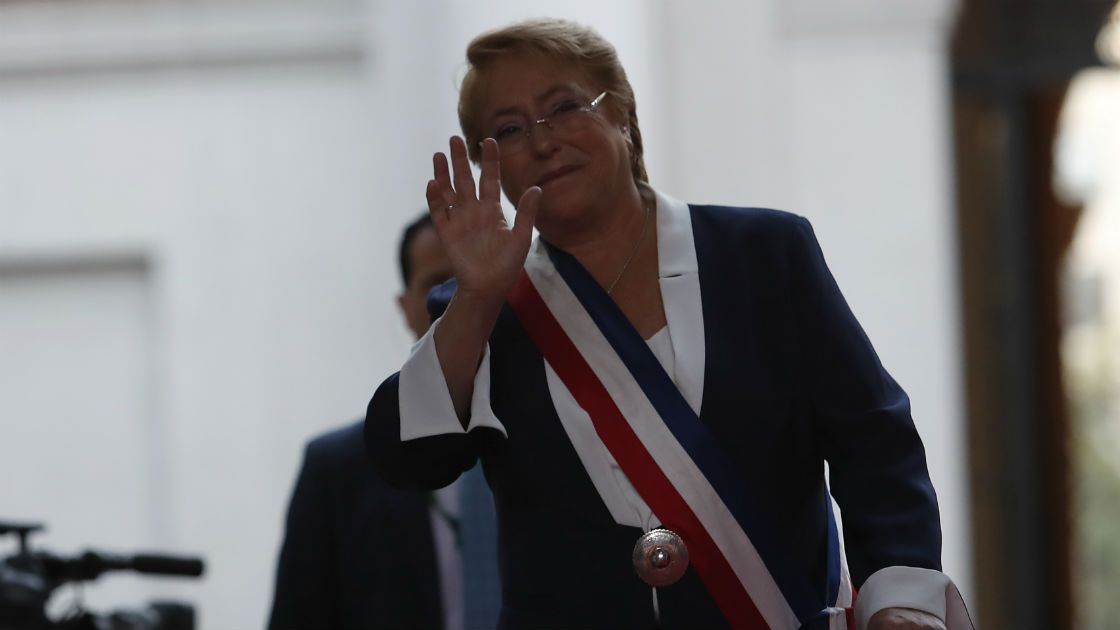 Michelle Bachelet ultima vez