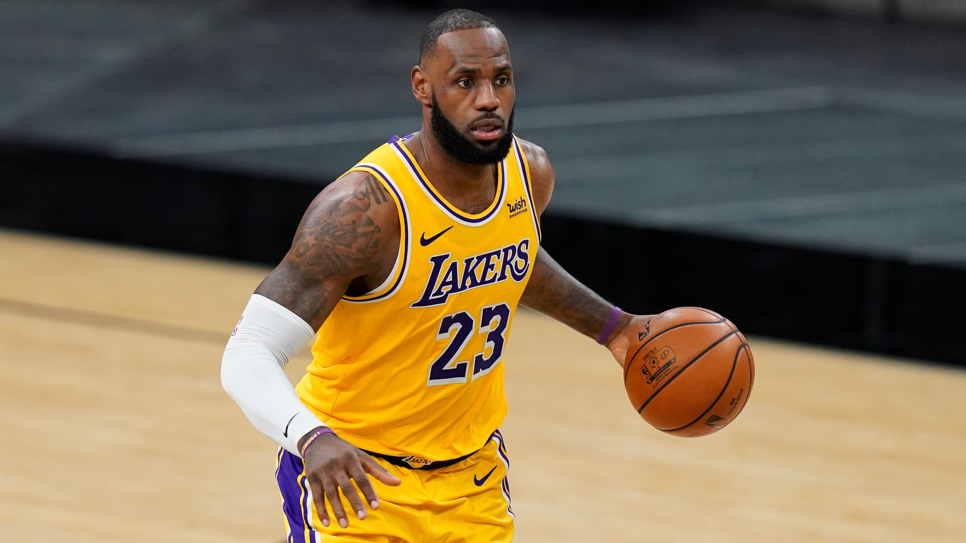 Leading Vote Getters LeBron James Lakers NBA All Start 2022 T