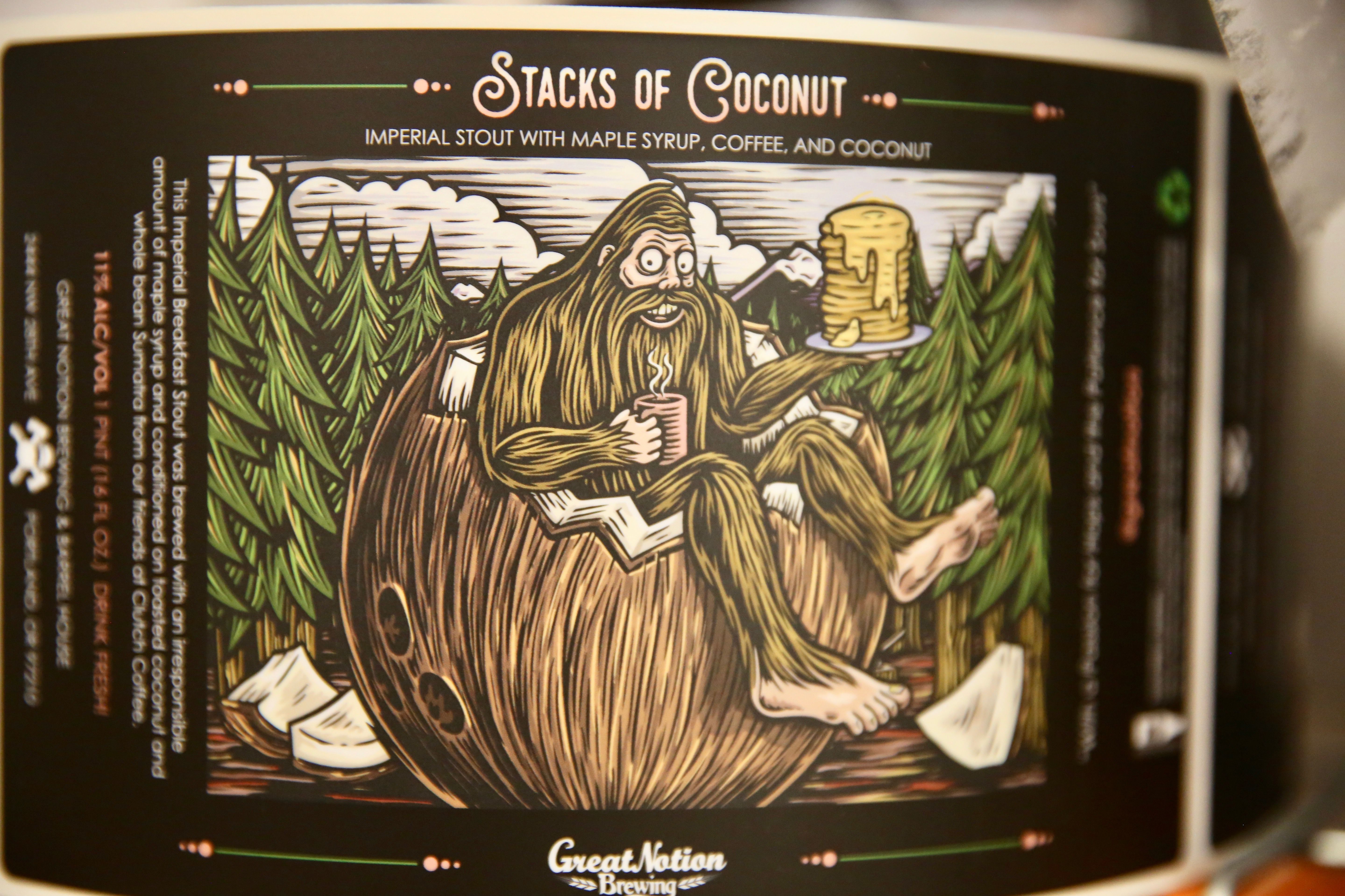 OREGON Breweriana BEER Collectible COASTER ~ CASCADE Brewing Company ~ Portland 