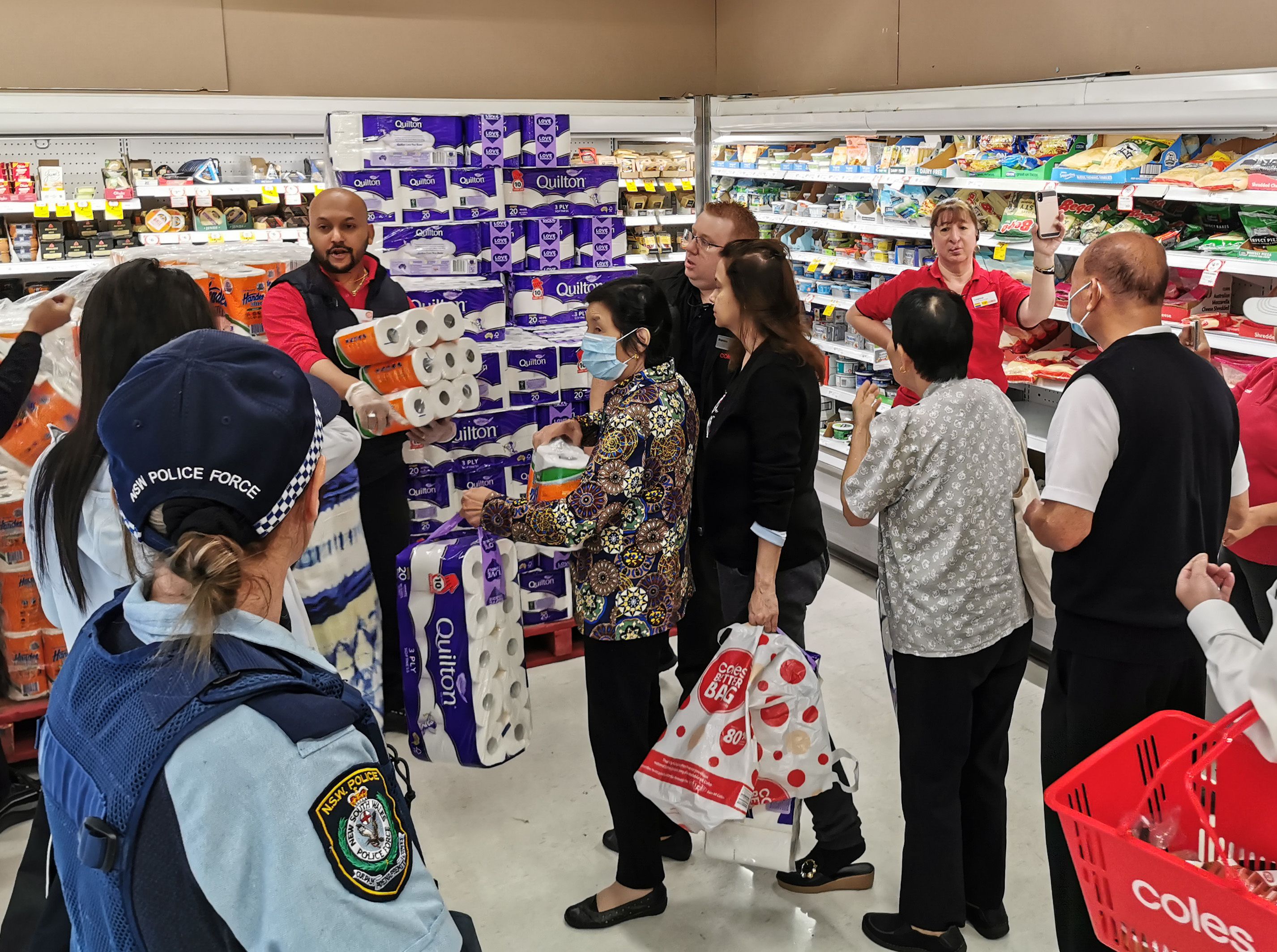 COLES EPPING TOILET PAPER QUEUE