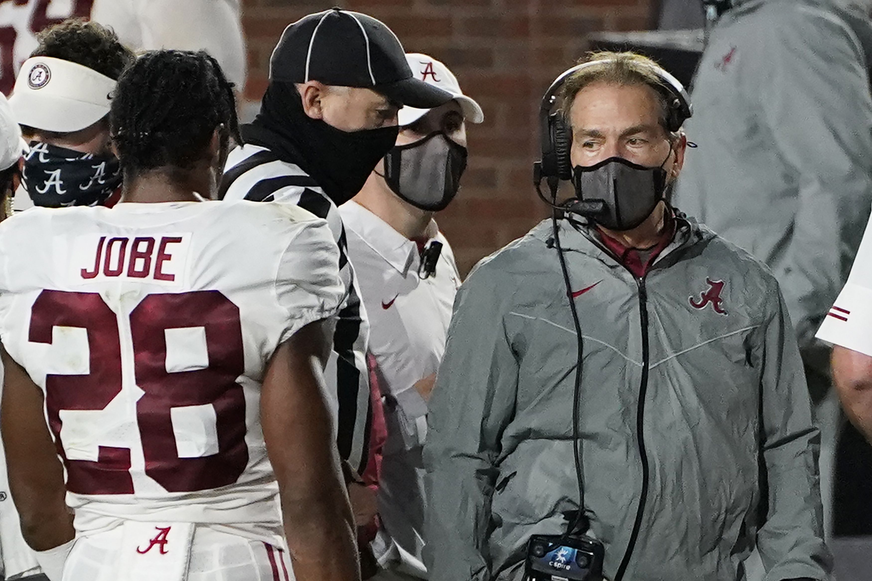 alabama football face mask