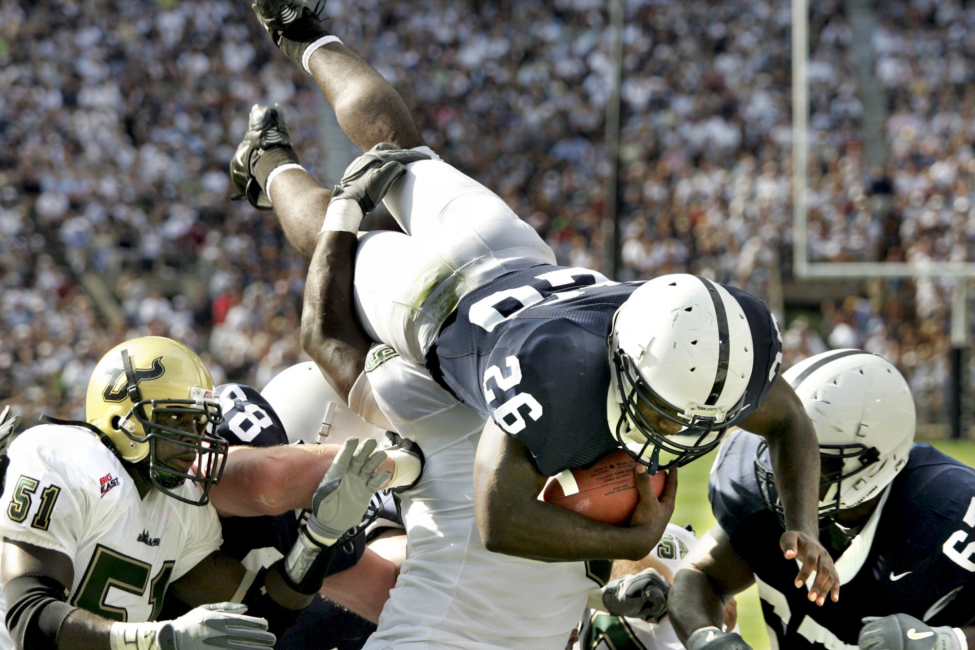 These are the top 10 running backs in Penn State football history