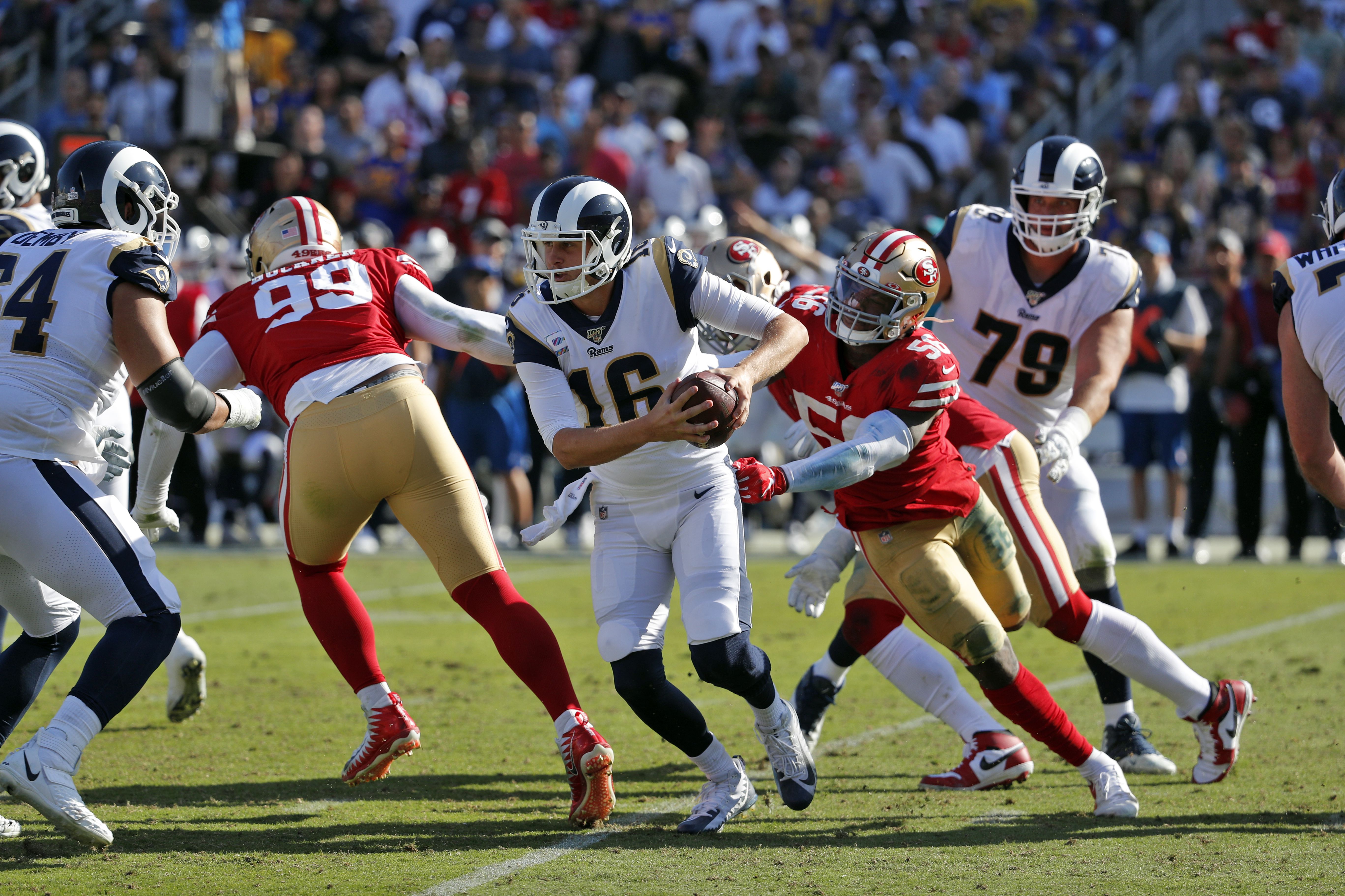 Los Angeles Rams move on as defense stifles Russell Wilson