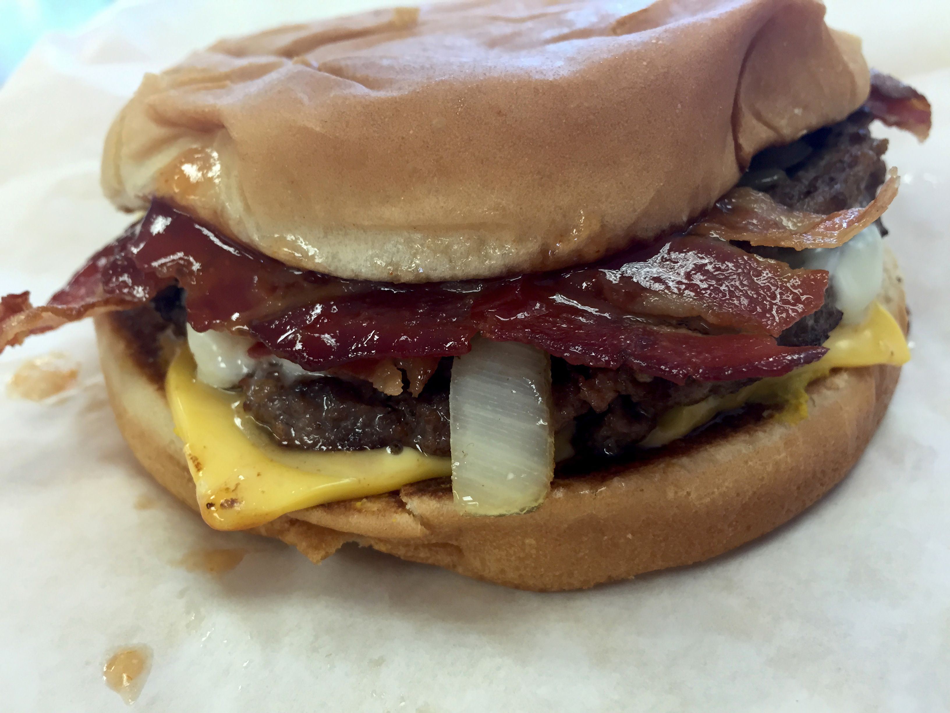 Sweet And Spicy Bacon Smash Burger (Whataburger Copycat)