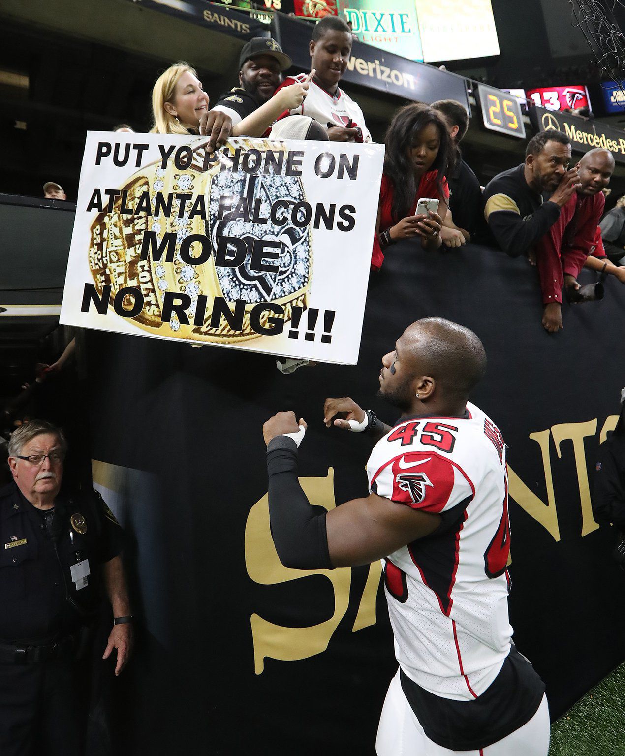 With Saints one win away from Atlanta, Falcons fans fret