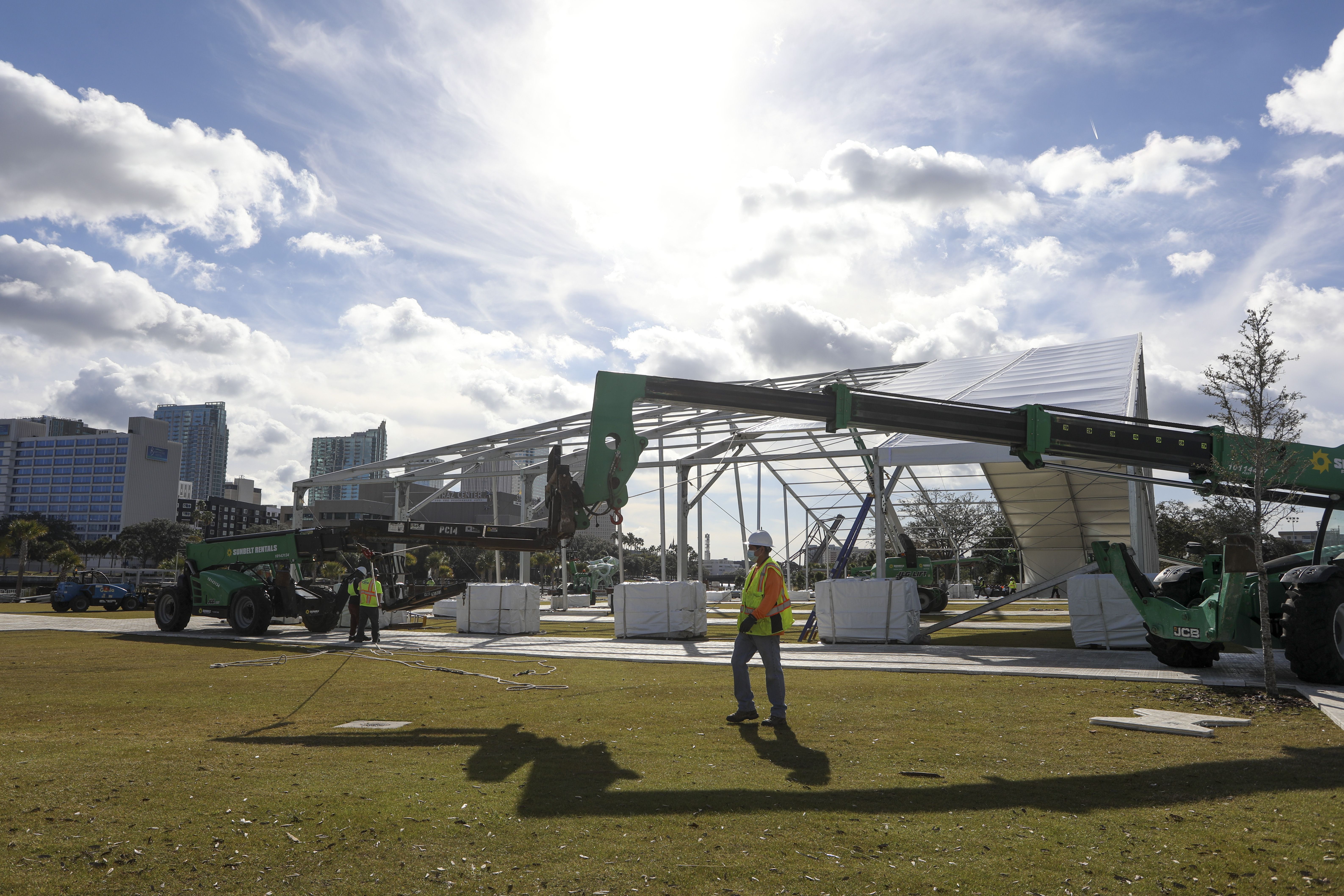 Tampa Riverwalk Transforms for Super Bowl LV