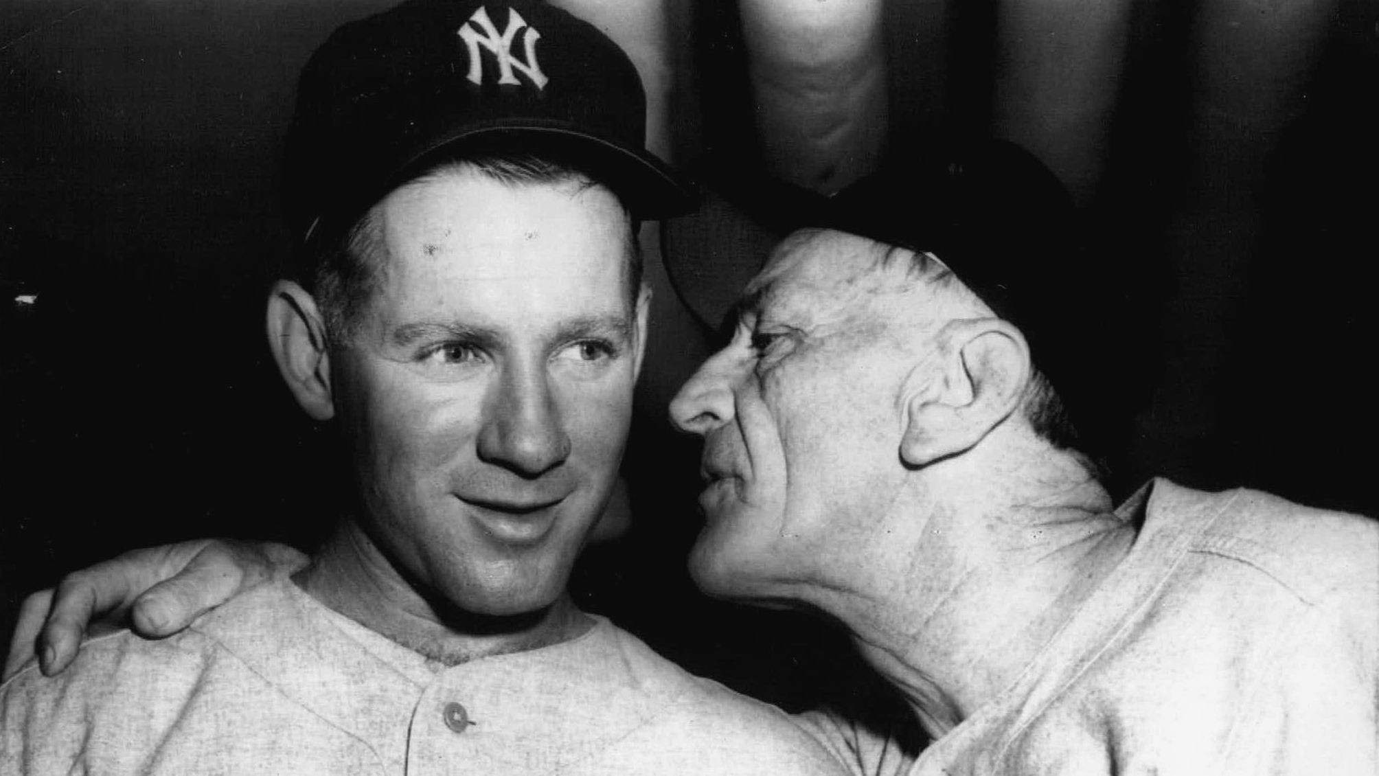 Whitey Ford, left, of the New York Yankees and Sandy Koufax of the