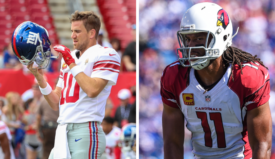 Giants' Eli Manning, Cardinals' Larry Fitzgerald are legends: What