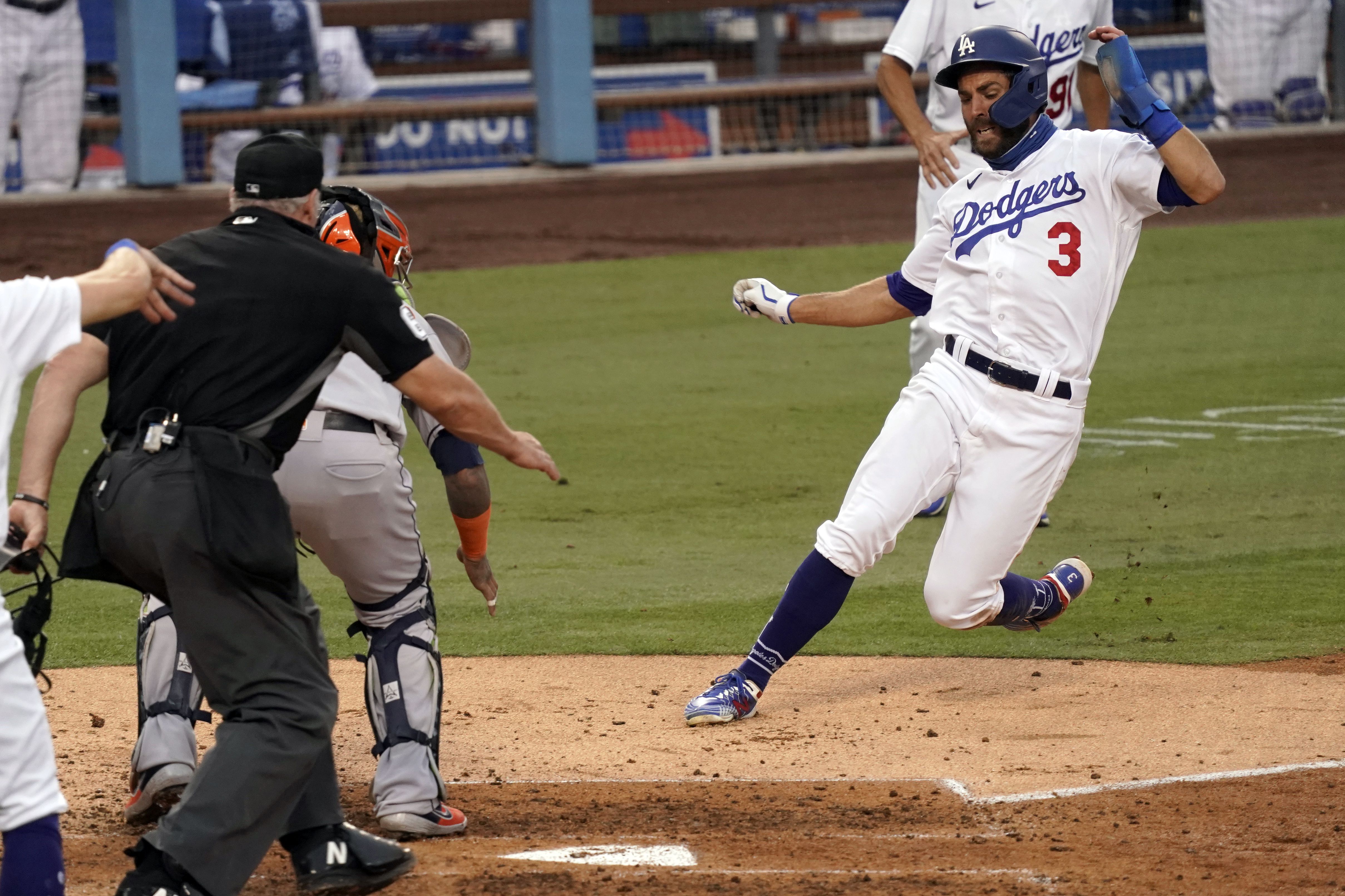 Enrique Hernandez Game-Used Away Jersey - Dodgers at Mets - 6/24/18