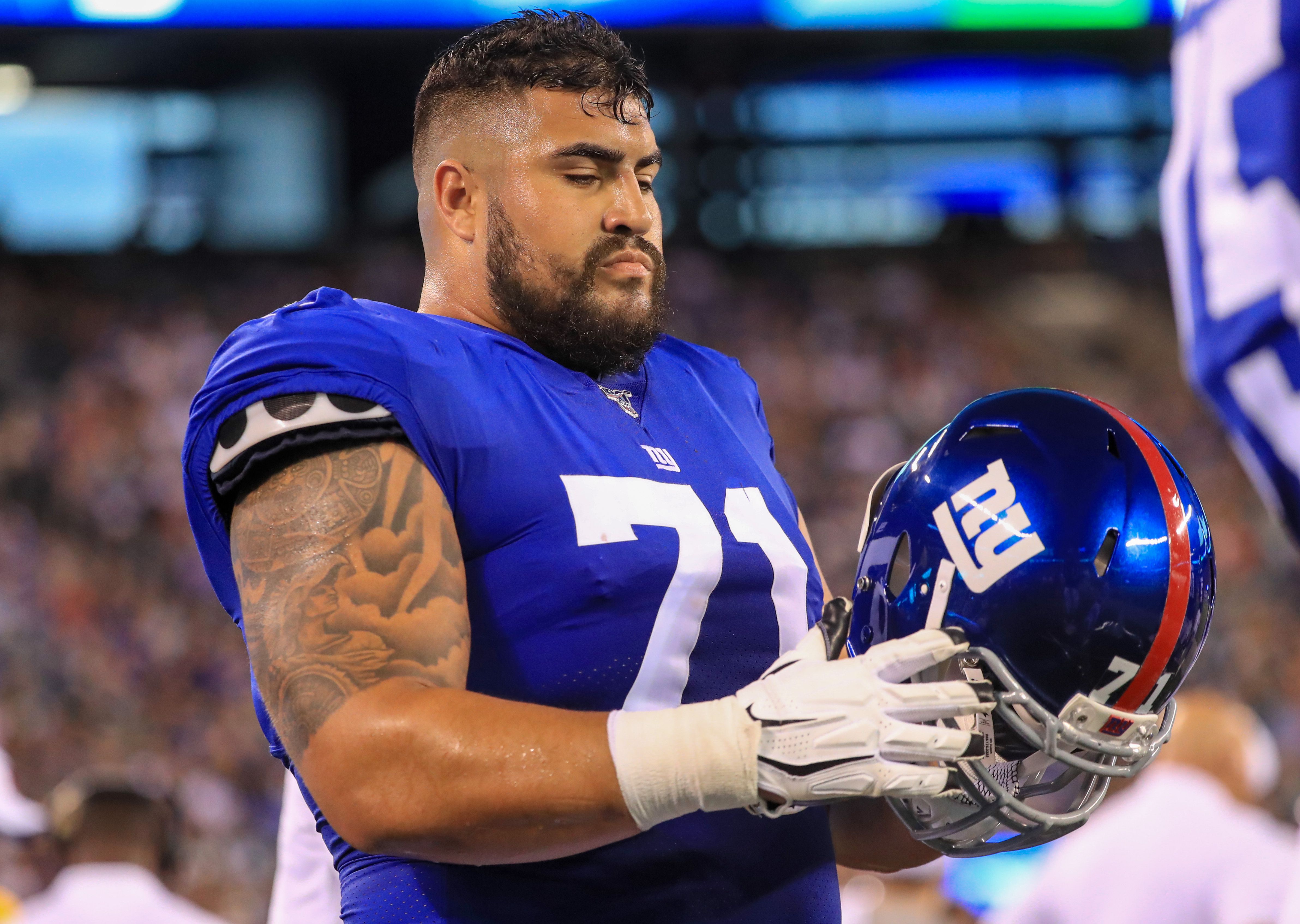 How Lions' Damon Harrison made Giants' Will Hernandez better — after trying  to bash his head with his own helmet 