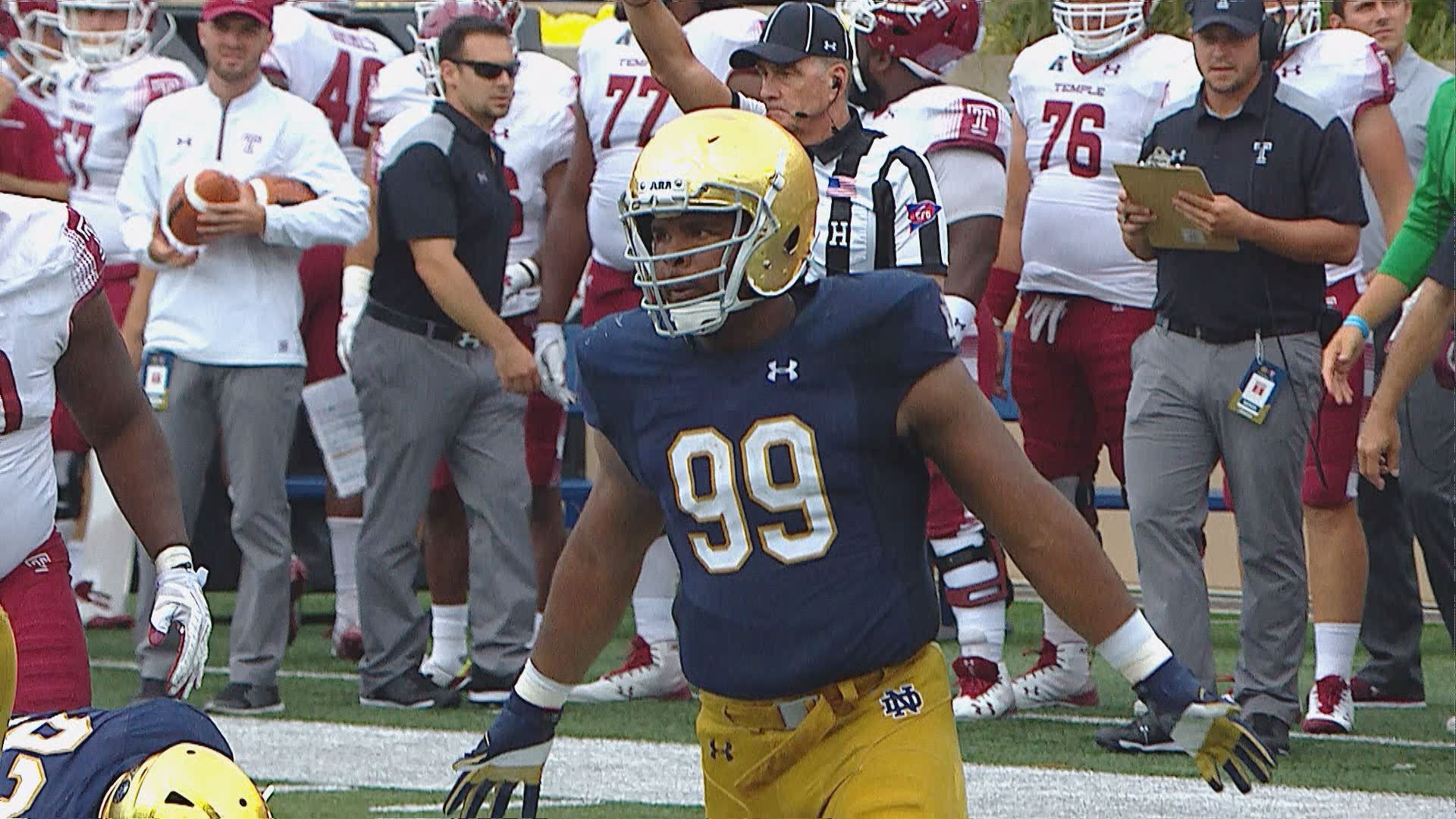 Notre Dame football: Jerry Tillery is team's most interesting player