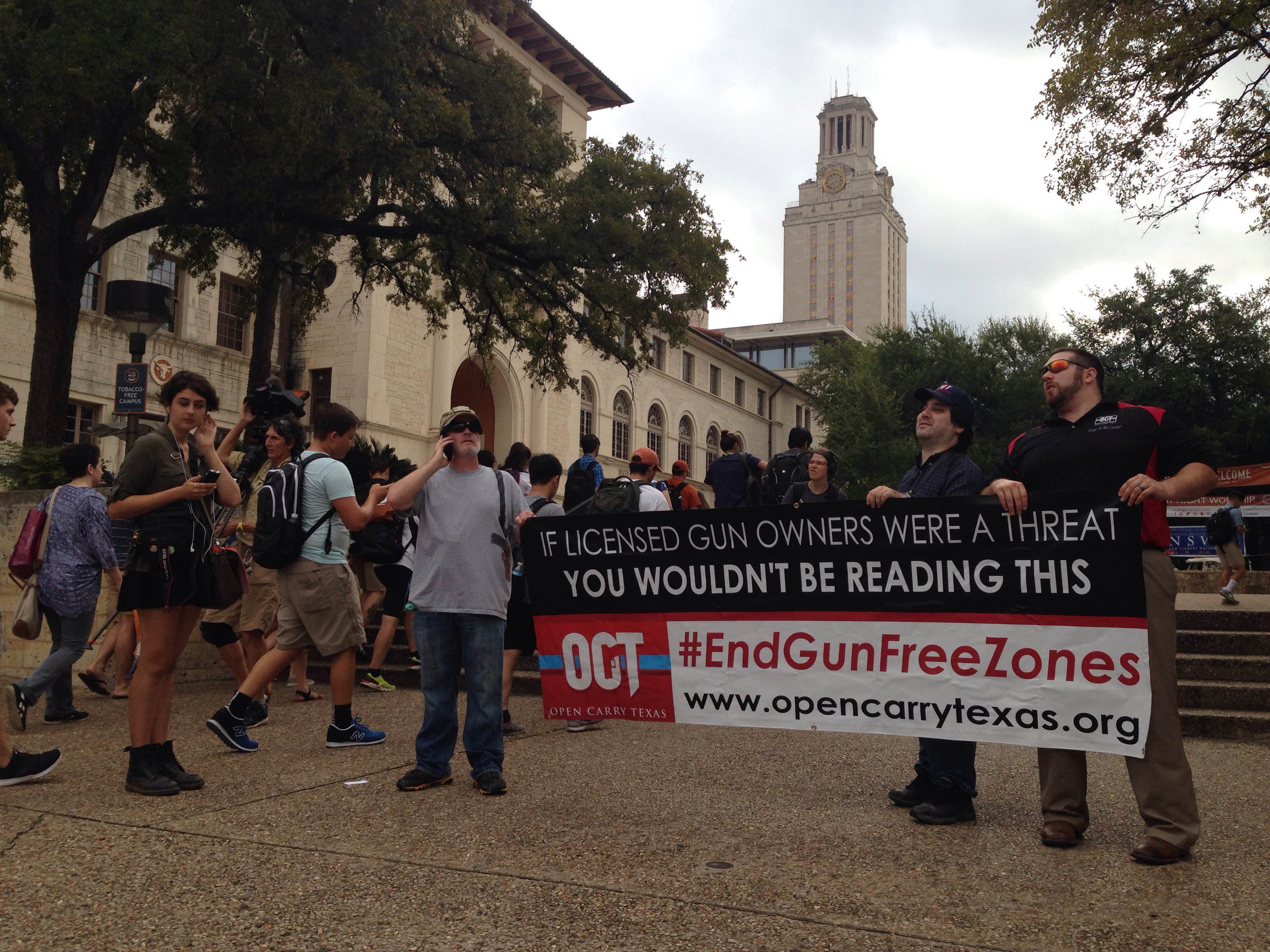 Hundreds protesting UT campus carry come armed with sex toys