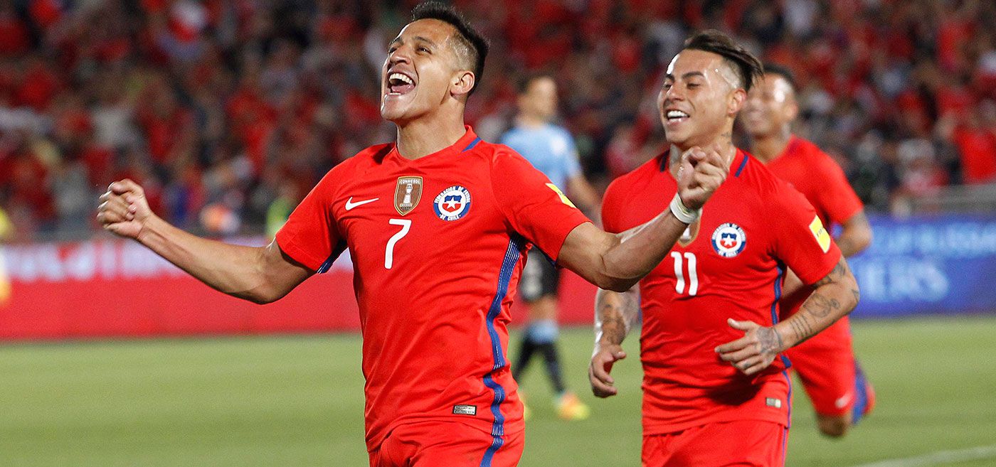 Alexis Sánchez y Eduardo Vargas