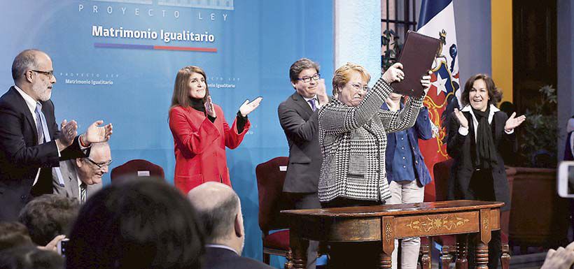 Bachelet matrimonio igualitario