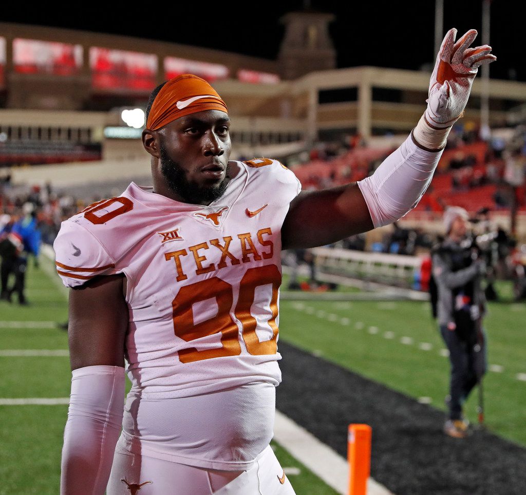 Charles Omenihu Texas Longhorns signed autographed 8x10 football photo Hook  Em b