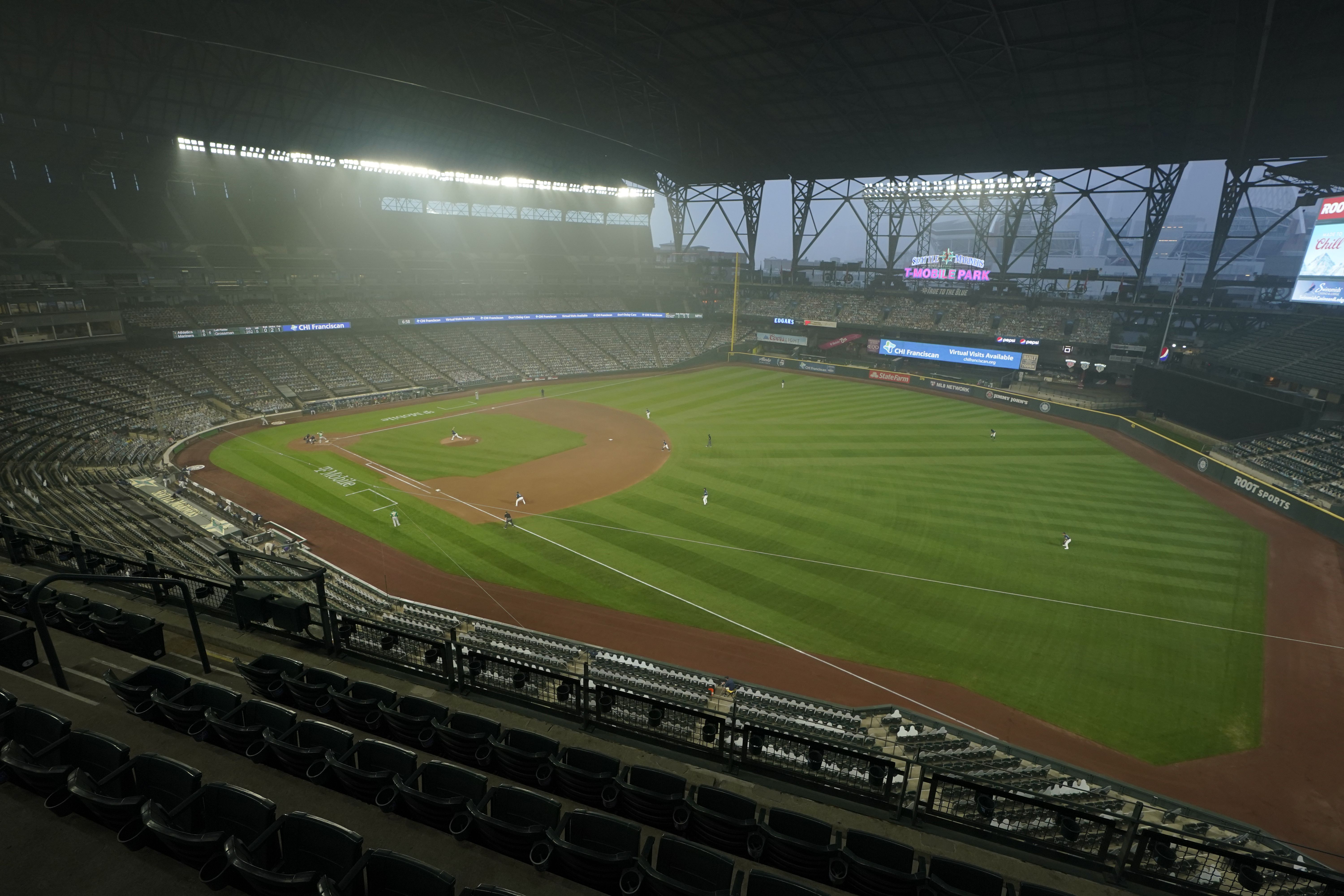 The Mariners and A's Are Playing a Doubleheader in the Visible Effects of  Wildfire Smoke - Bleacher Nation