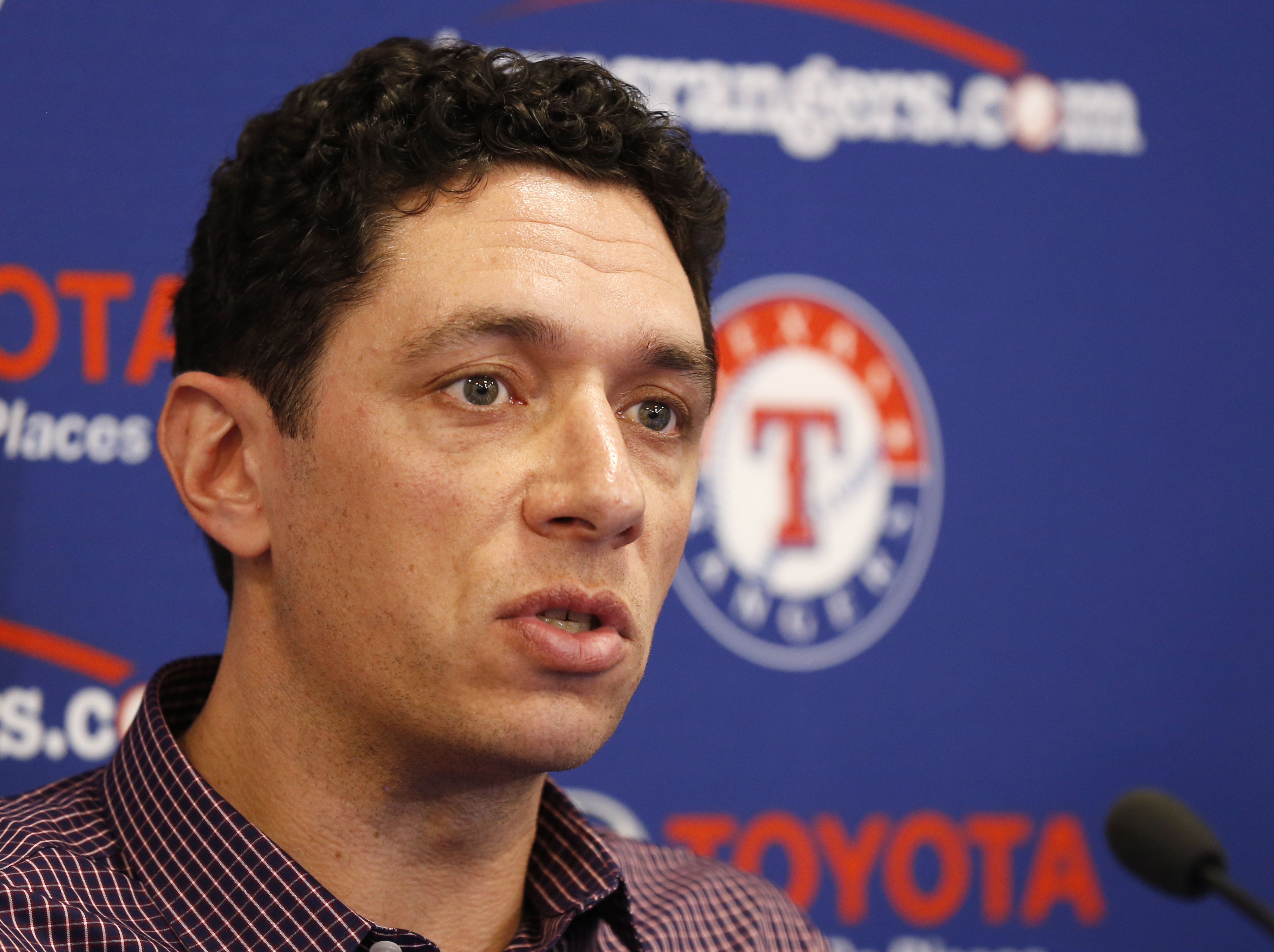 Texas Rangers GM Jon Daniels recalls the time he lost a bet with