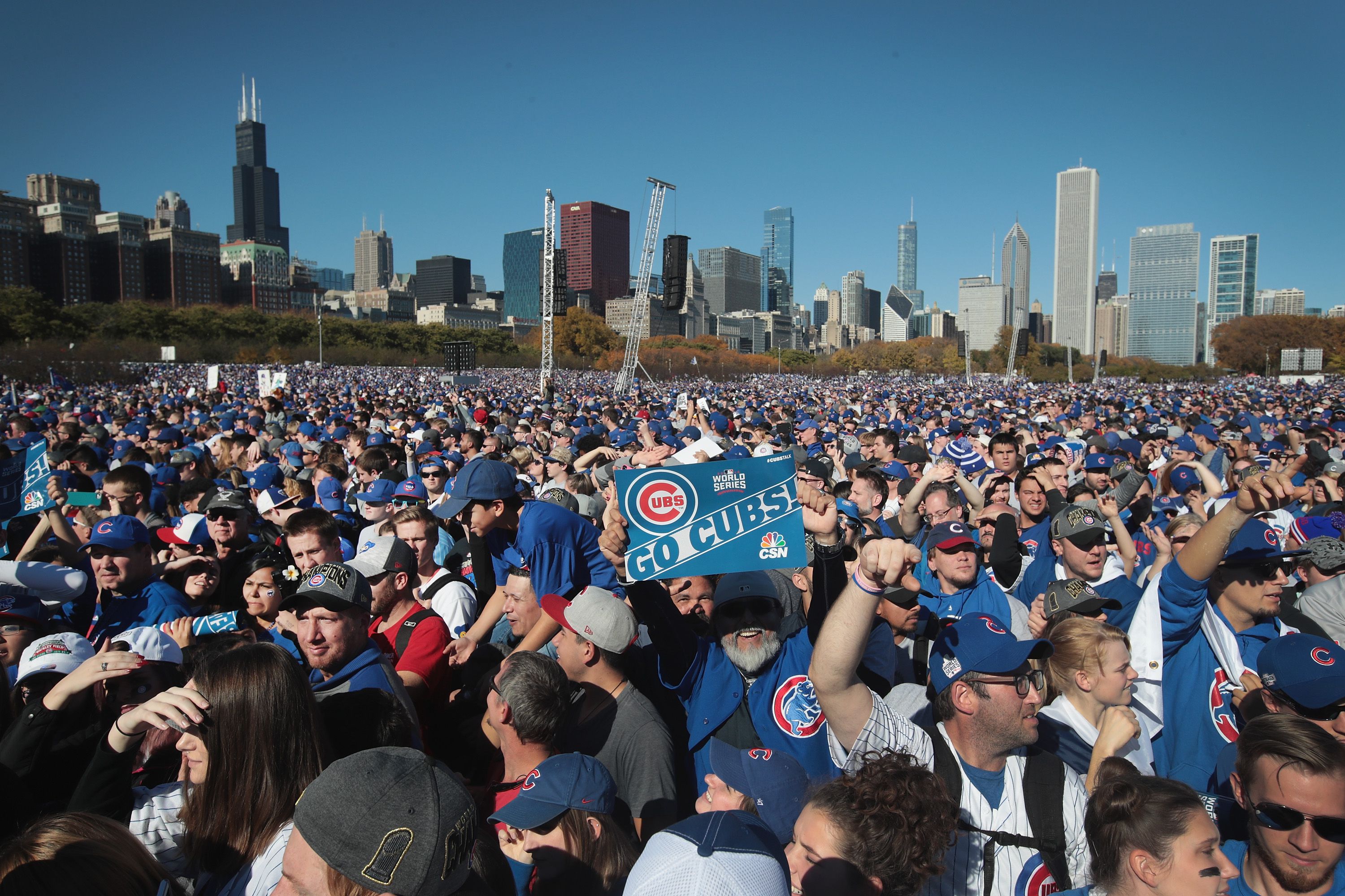 FULL EVENT: Chicago Cubs World Series Rally