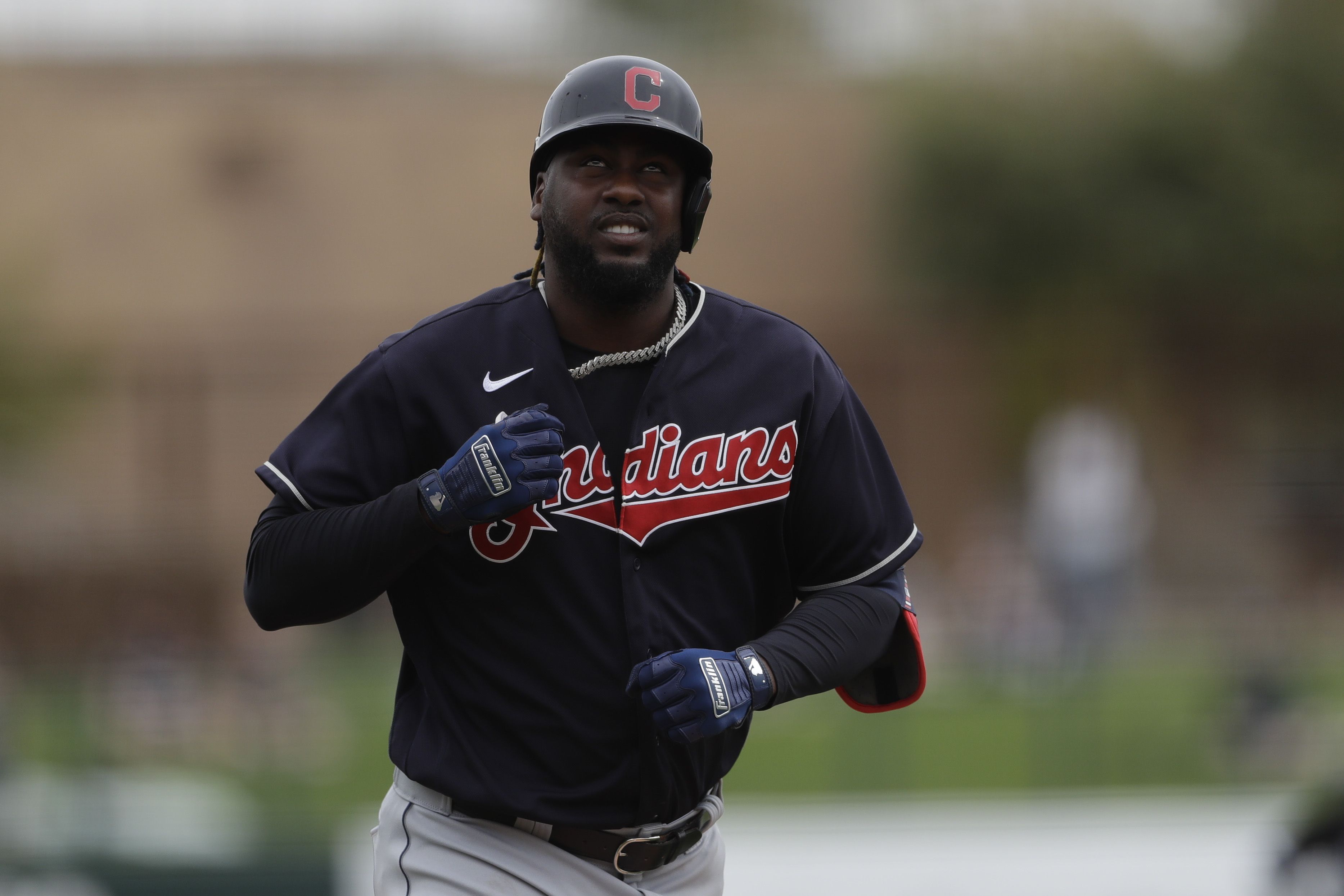 Indians keep Franmil Reyes away from summer camp for not wearing