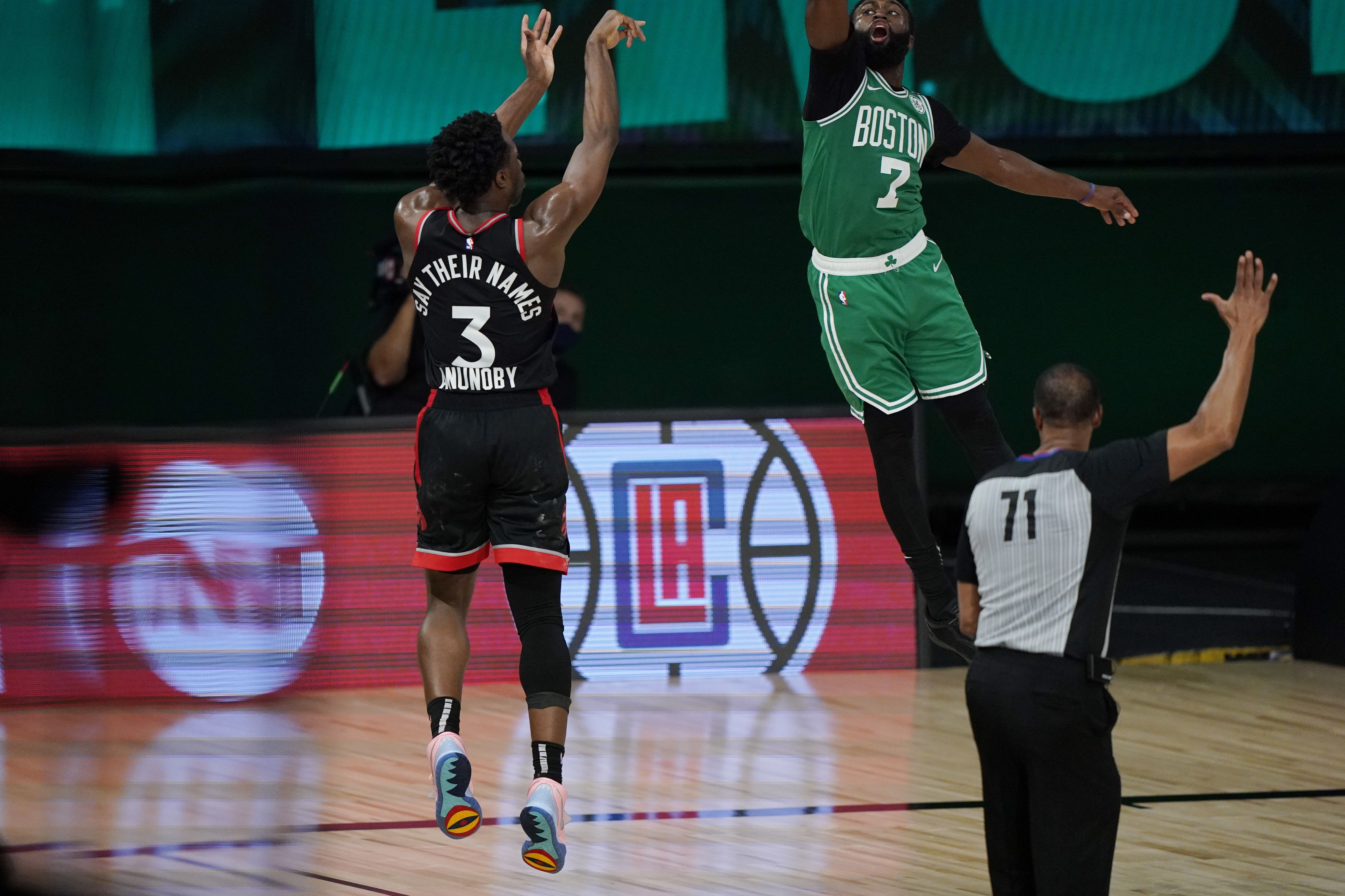 OG Anunoby hits buzzer beater to lift Raptors to Game 3 win over Celtics, NBA News