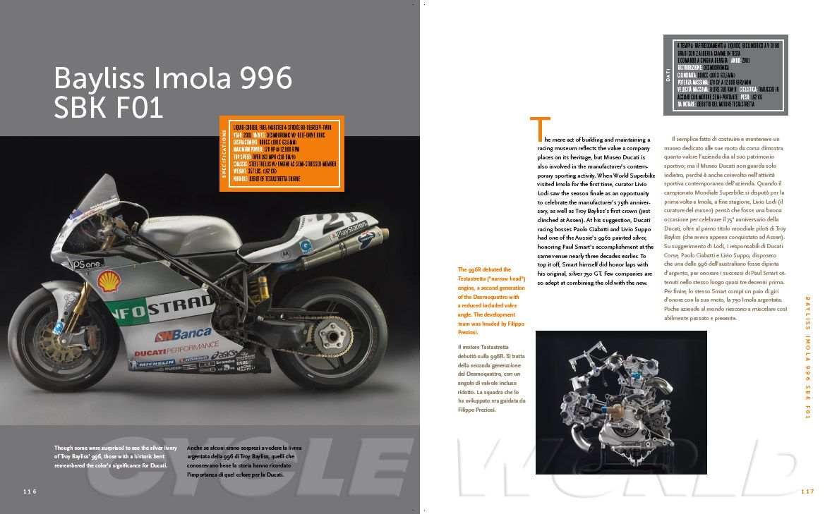 Museo Ducati Motorcycle Book- Photographs | Cycle World