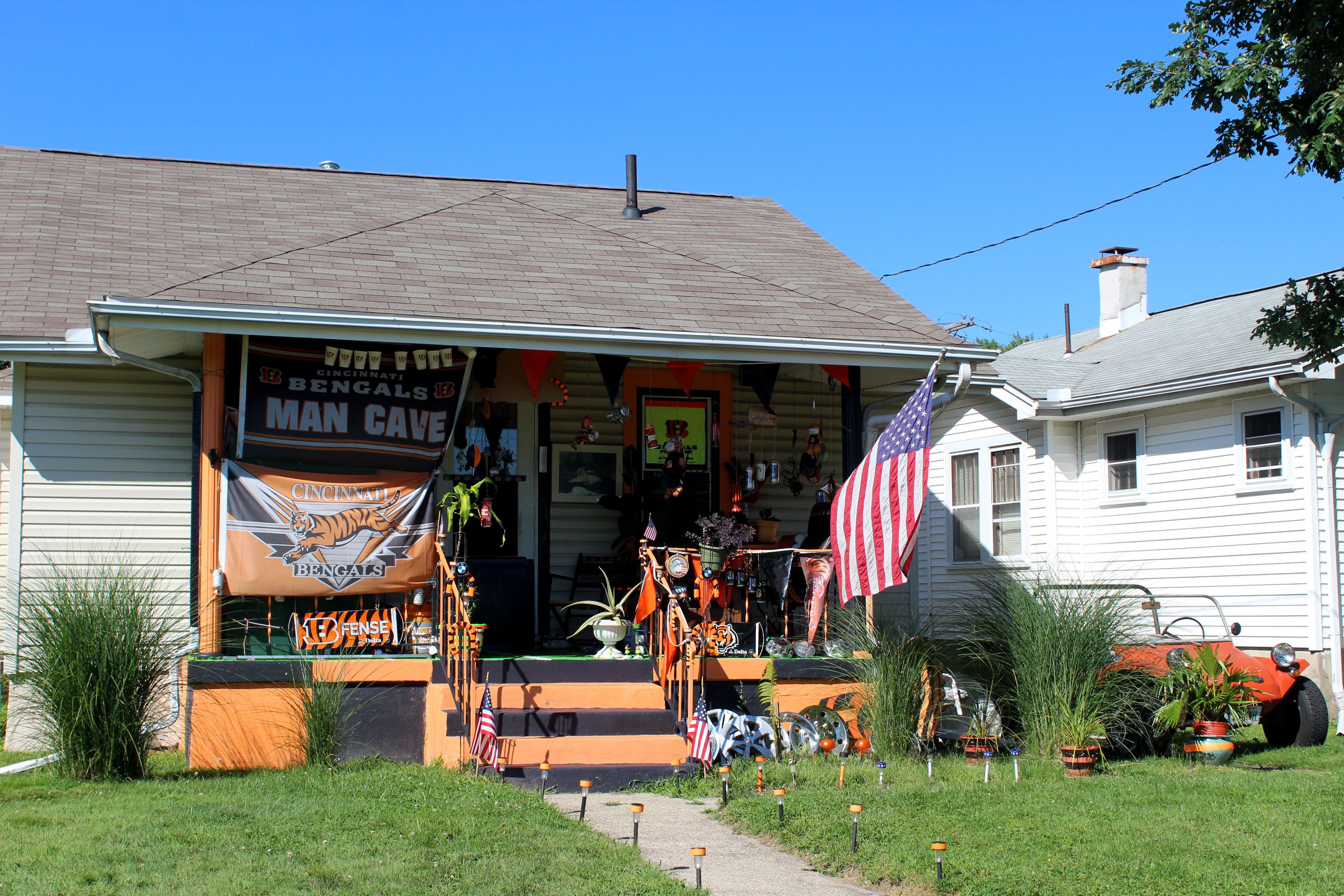 Maine's biggest Bengals fan shows off his 'man cave'