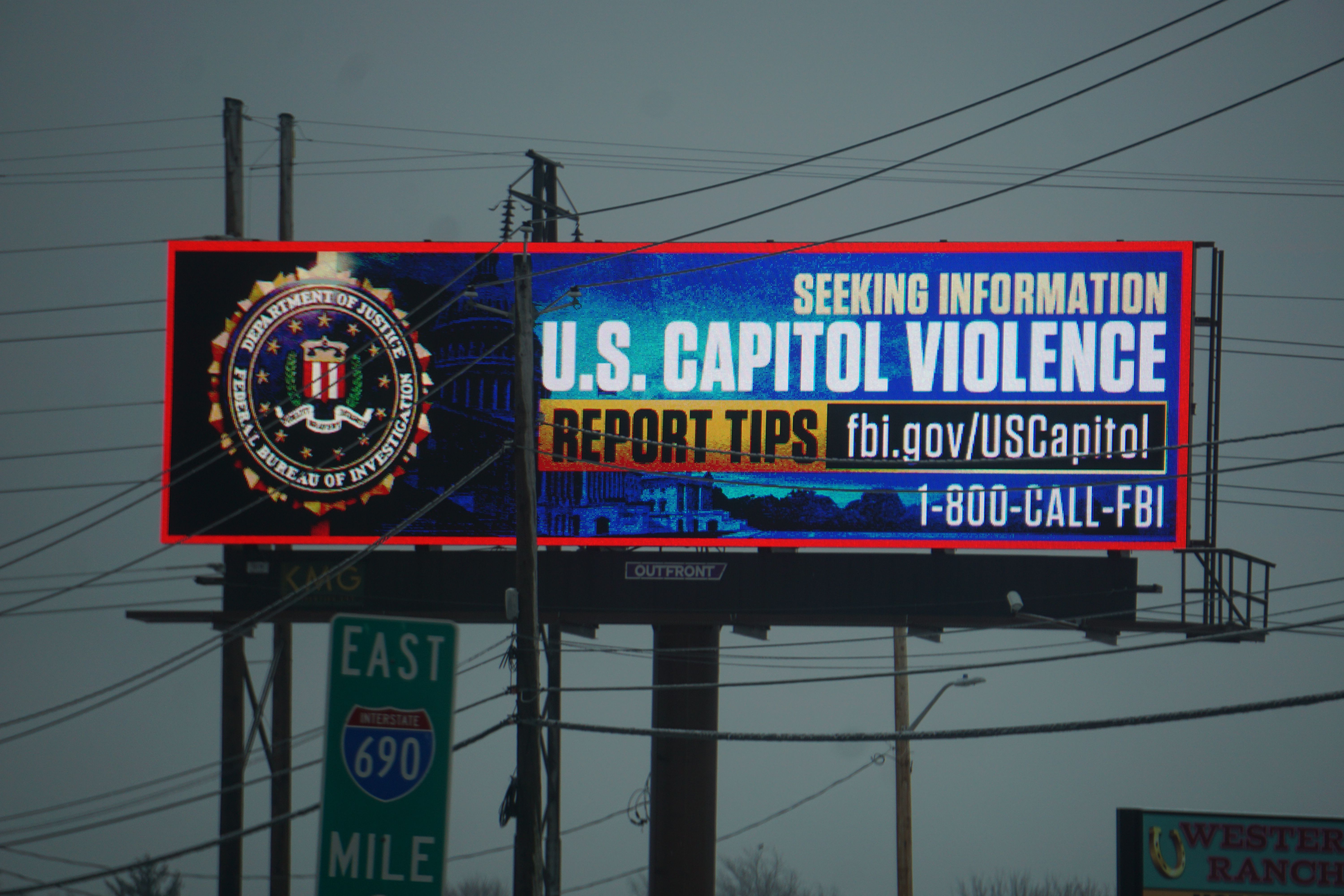 Cny Billboard Part Of National Fbi Effort To Identify People Involved In Capitol Riots Syracuse Com