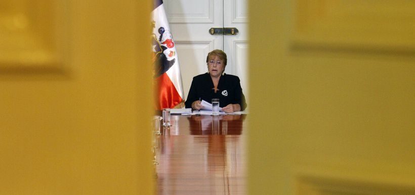 Michelle Bachelet encabeza reunion con ministros del Comite Político