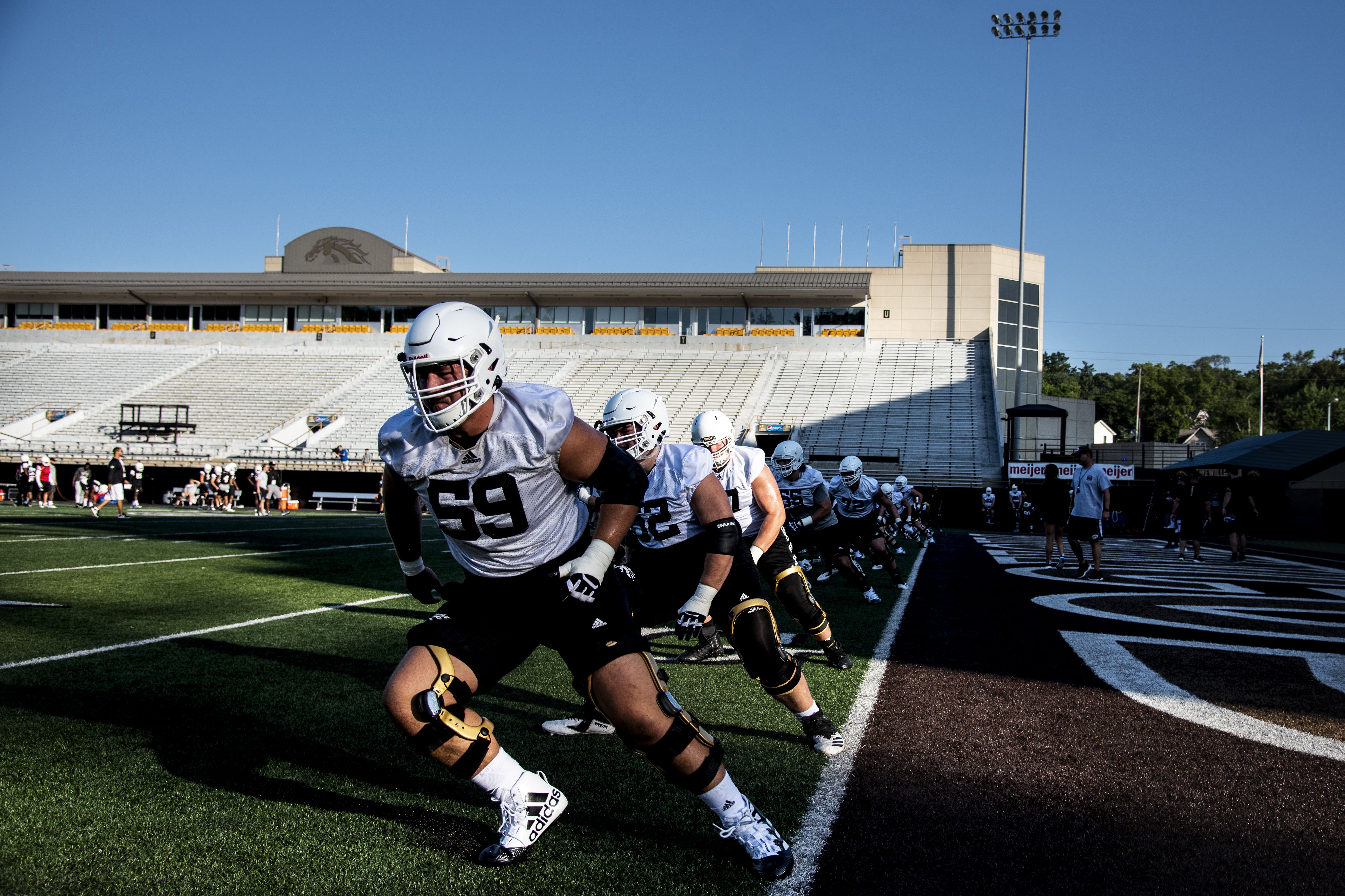 Western Michigan offensive stars Kaleb Eleby and Skyy Moore declare for NFL  Draft - Hustle Belt