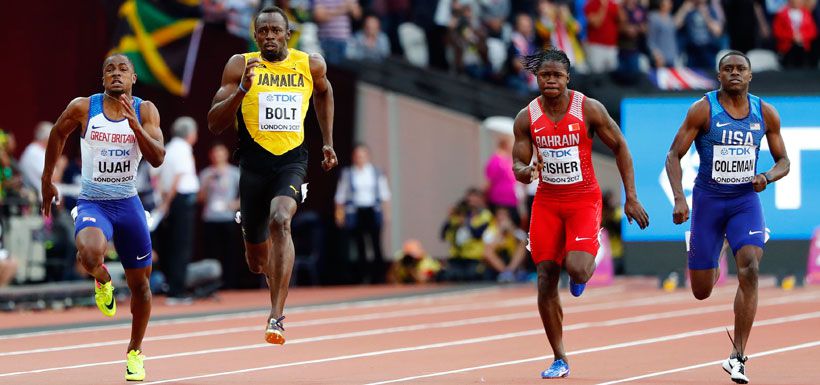 Usain Bolt, Semifinal, Londres 2017