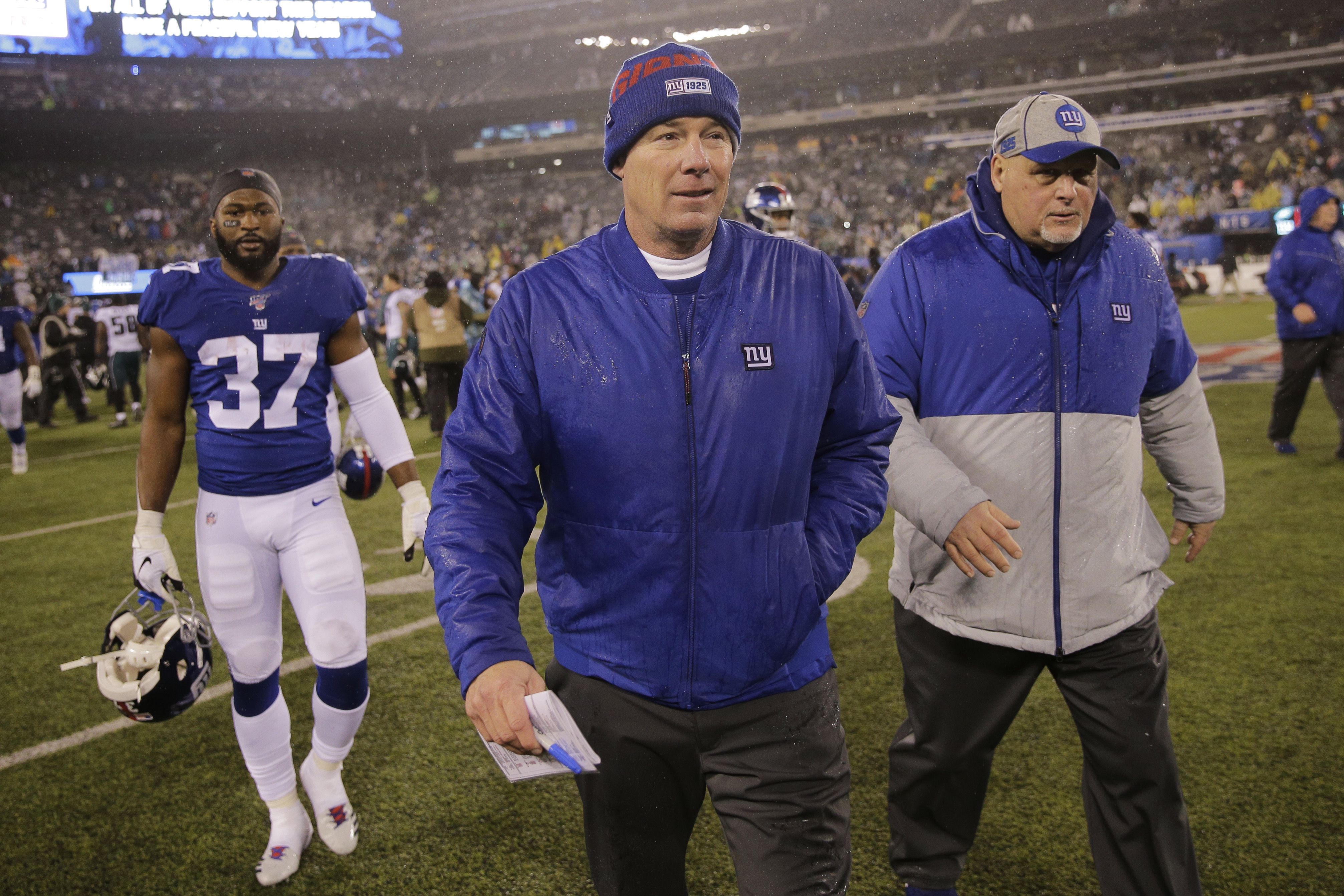 NY Giants fire head coach Pat Shurmur; GM Dave Gettleman will return 