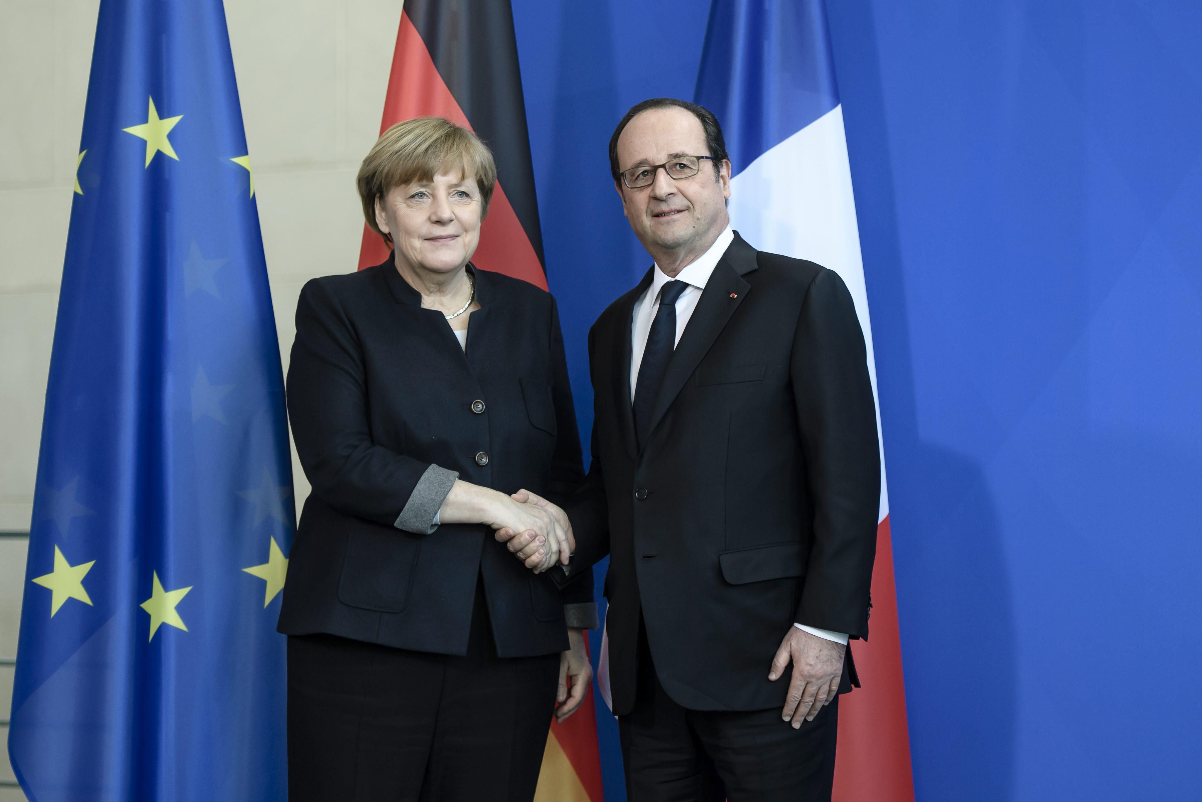 Merkel y Hollande