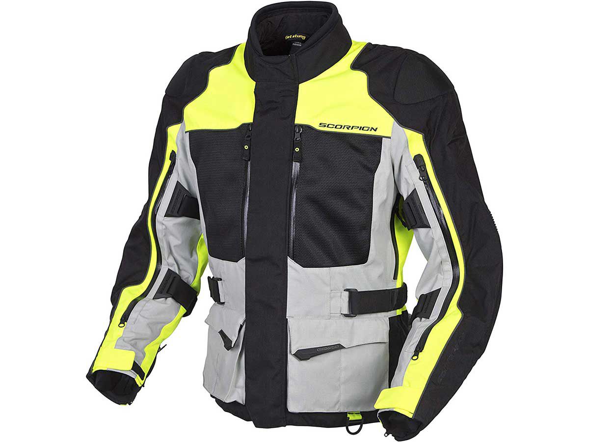 Black Hi-Vis Motorcycle Vest - Jackets 