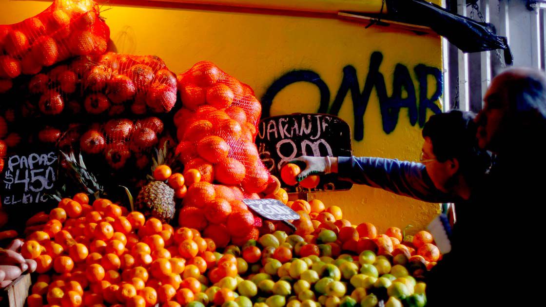 Alimentos, feria, verduras