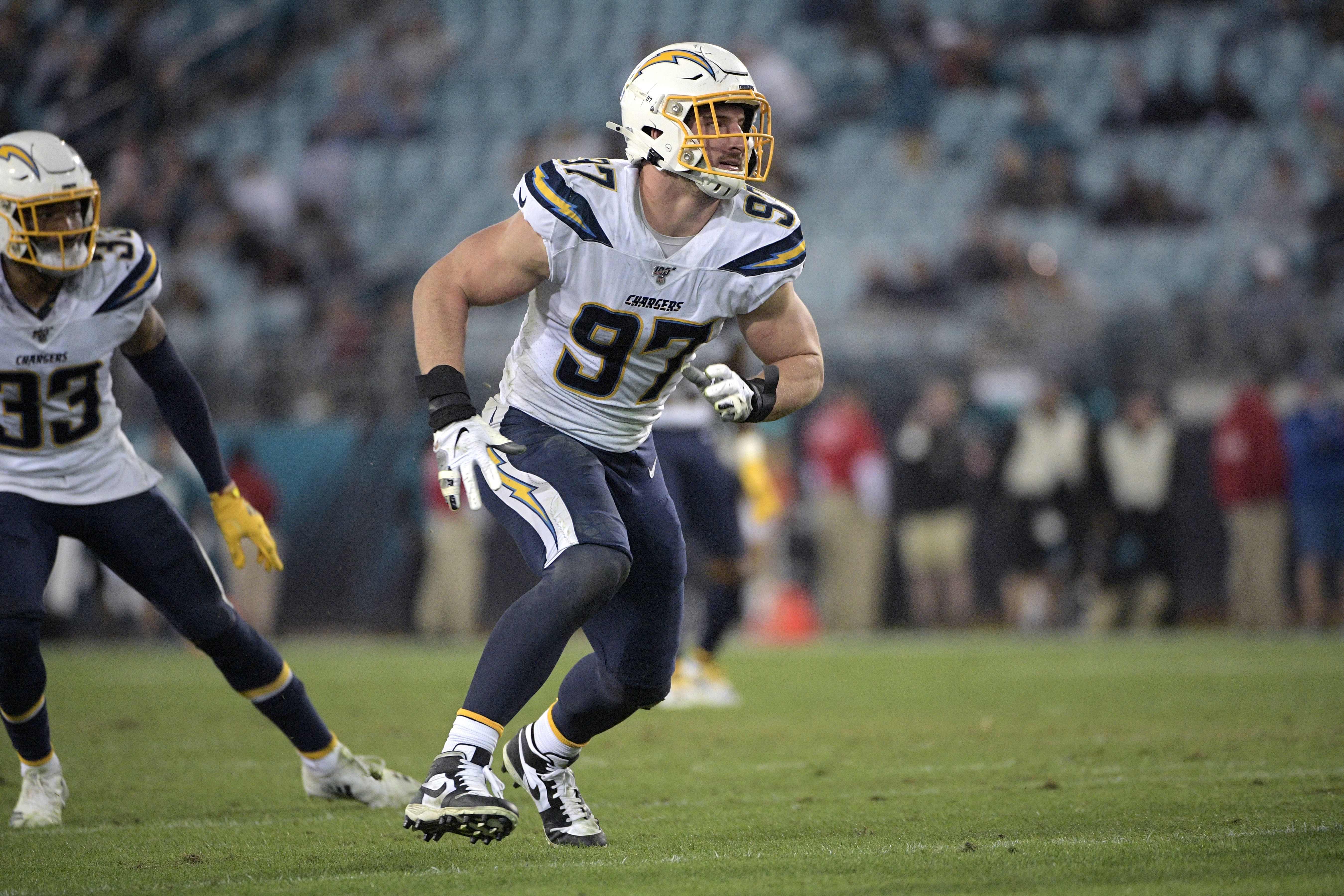 Ohio State football alum Joey Bosa agrees to $135 million extension with Los  Angeles Chargers: Report 