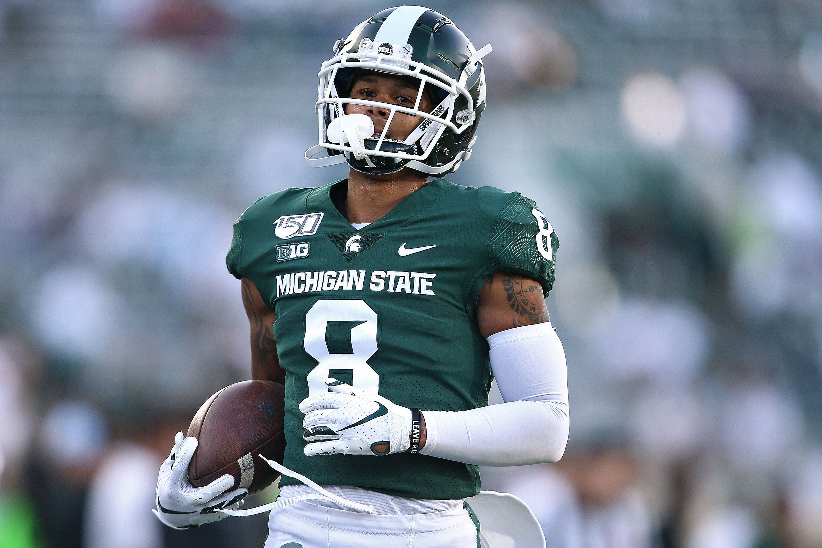 JALEN. SPEEDY. NAILOR. MSU: 7 RU: 7, By Michigan State Football