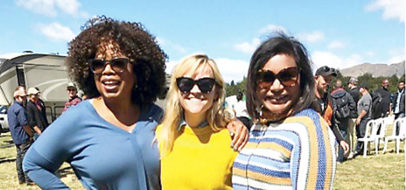 Oprah Winfrey, Reese Witherspoon y Mindy Kaling. foto: instagram