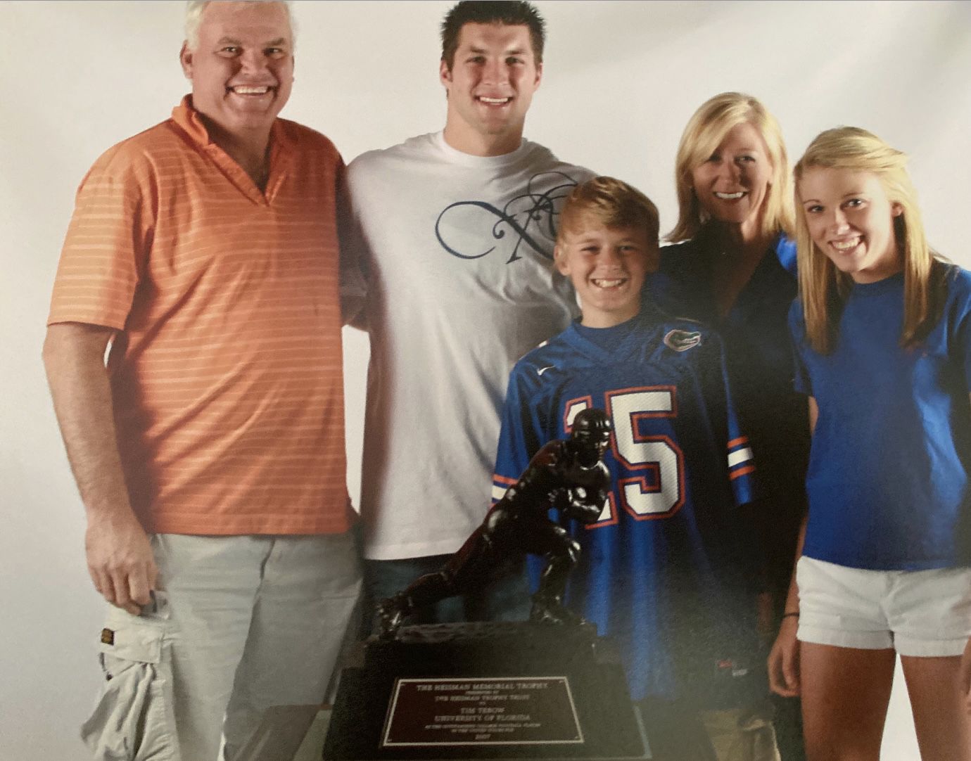 The time a young Mac Jones met his idol, Tim Tebow 