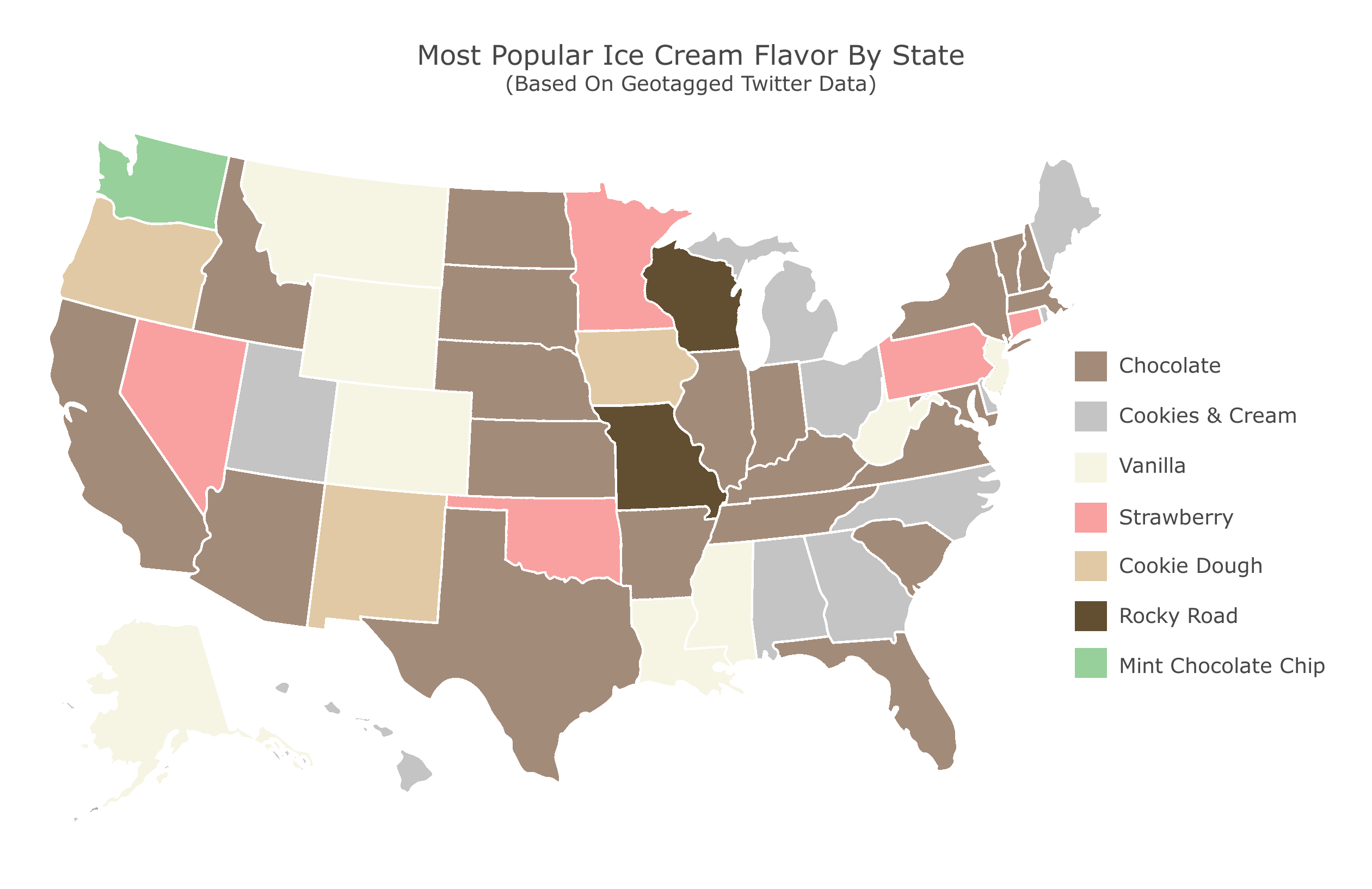 Most popular ice cream flavors