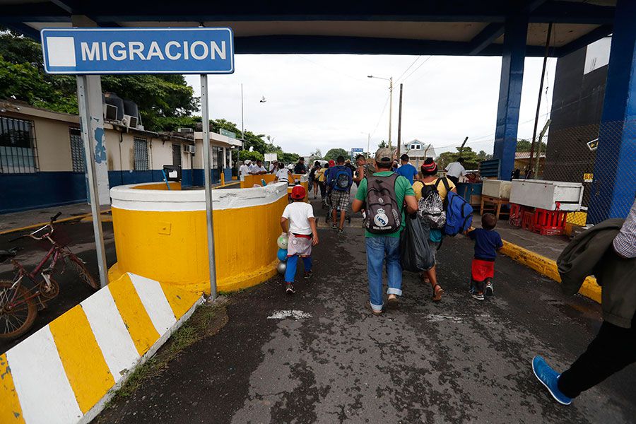 Caravana hondureños