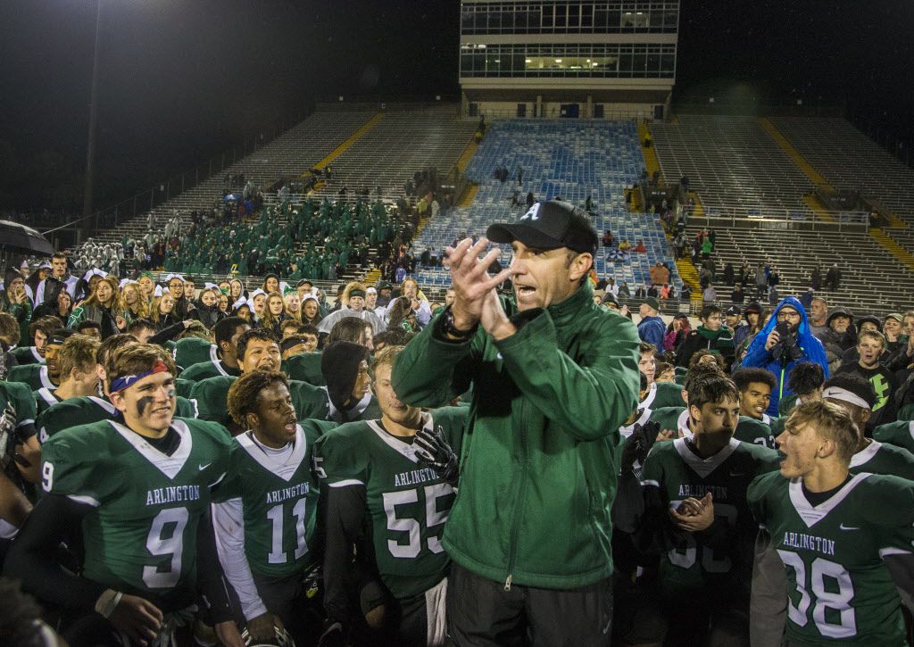 On an emotional day for its head coach, Arlington capped off 4-6A title  with its first undefeated season in 30 years